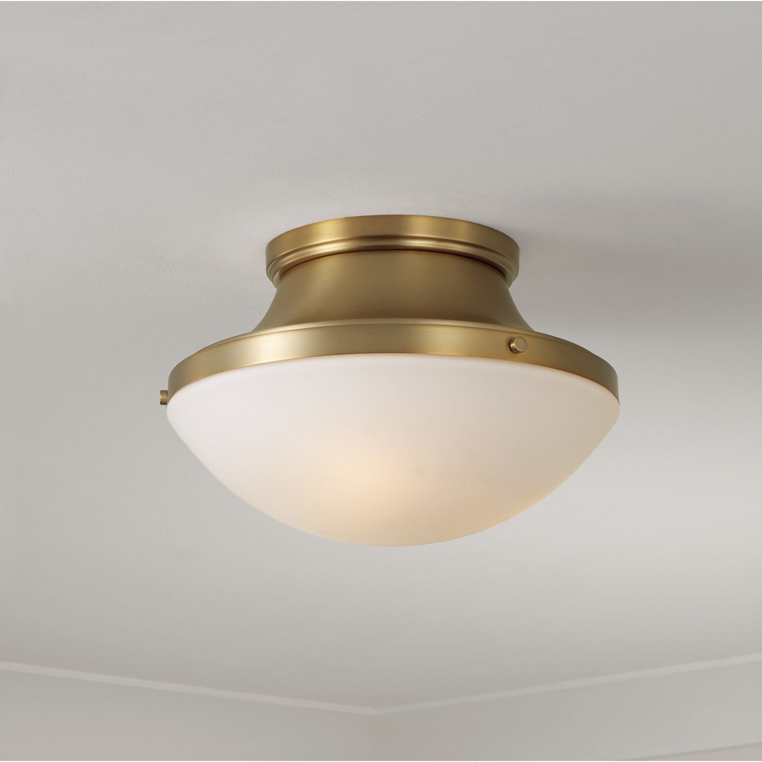 Capital Lighting - 261431AD - Three Light Flush Mount - Arlo - Aged Brass