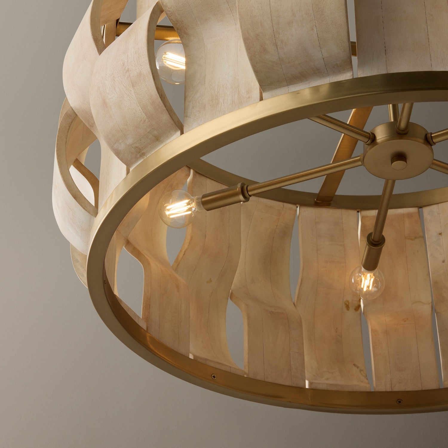 Capital Lighting - 357561MA - Six Light Pendant - Willa - Matte Brass