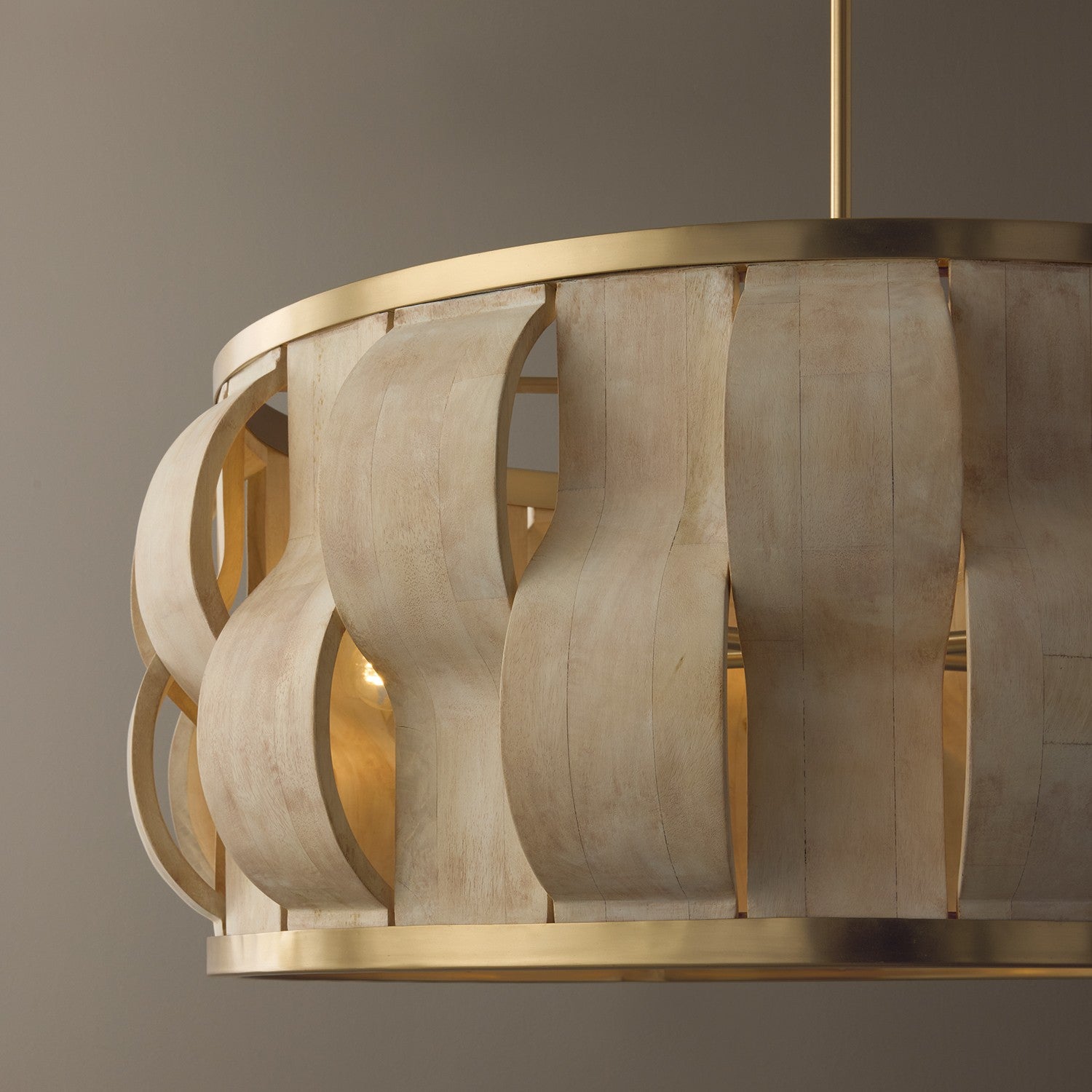 Capital Lighting - 357561MA - Six Light Pendant - Willa - Matte Brass