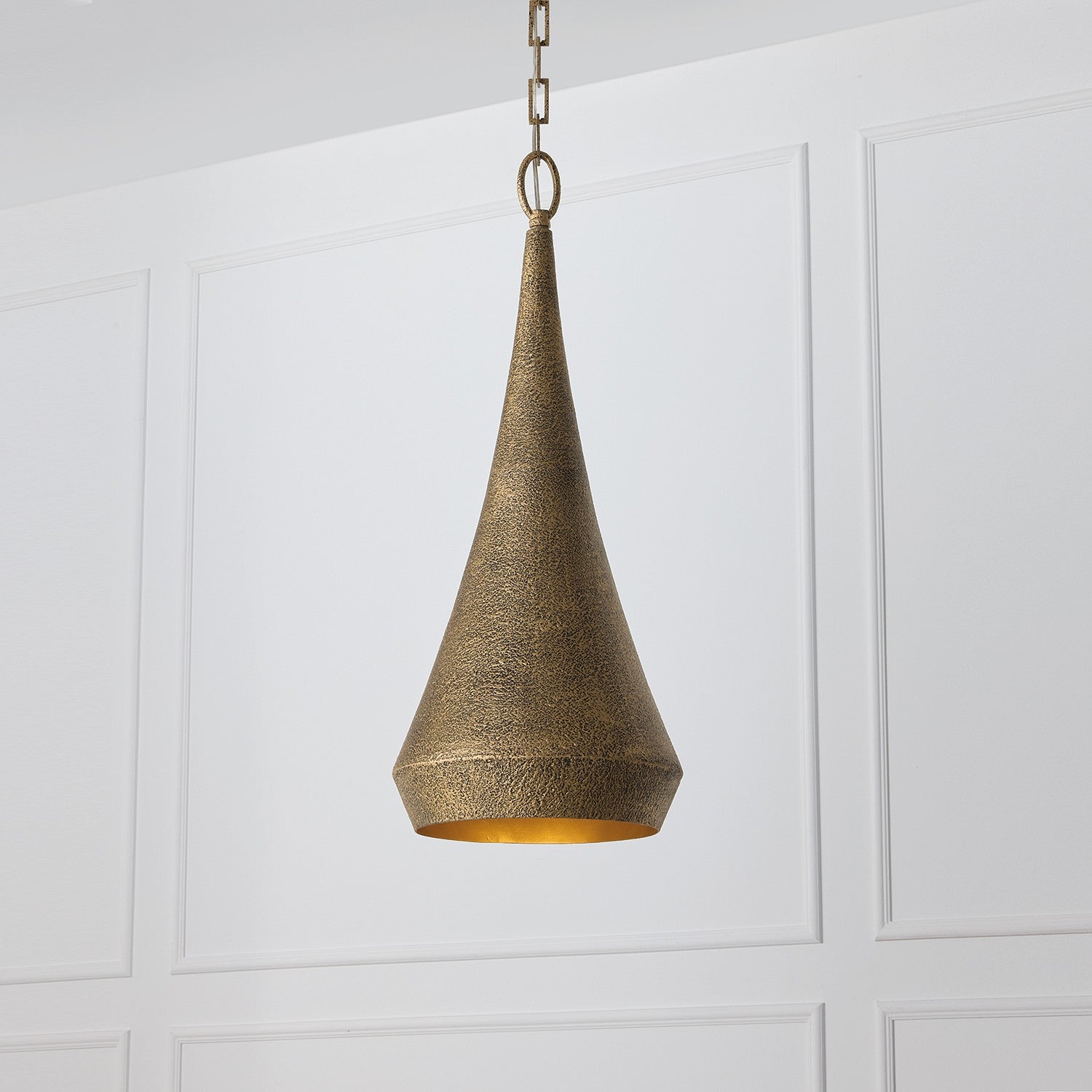 Capital Lighting - 359811ARG - One Light Pendant - Savari - Artisan Gold