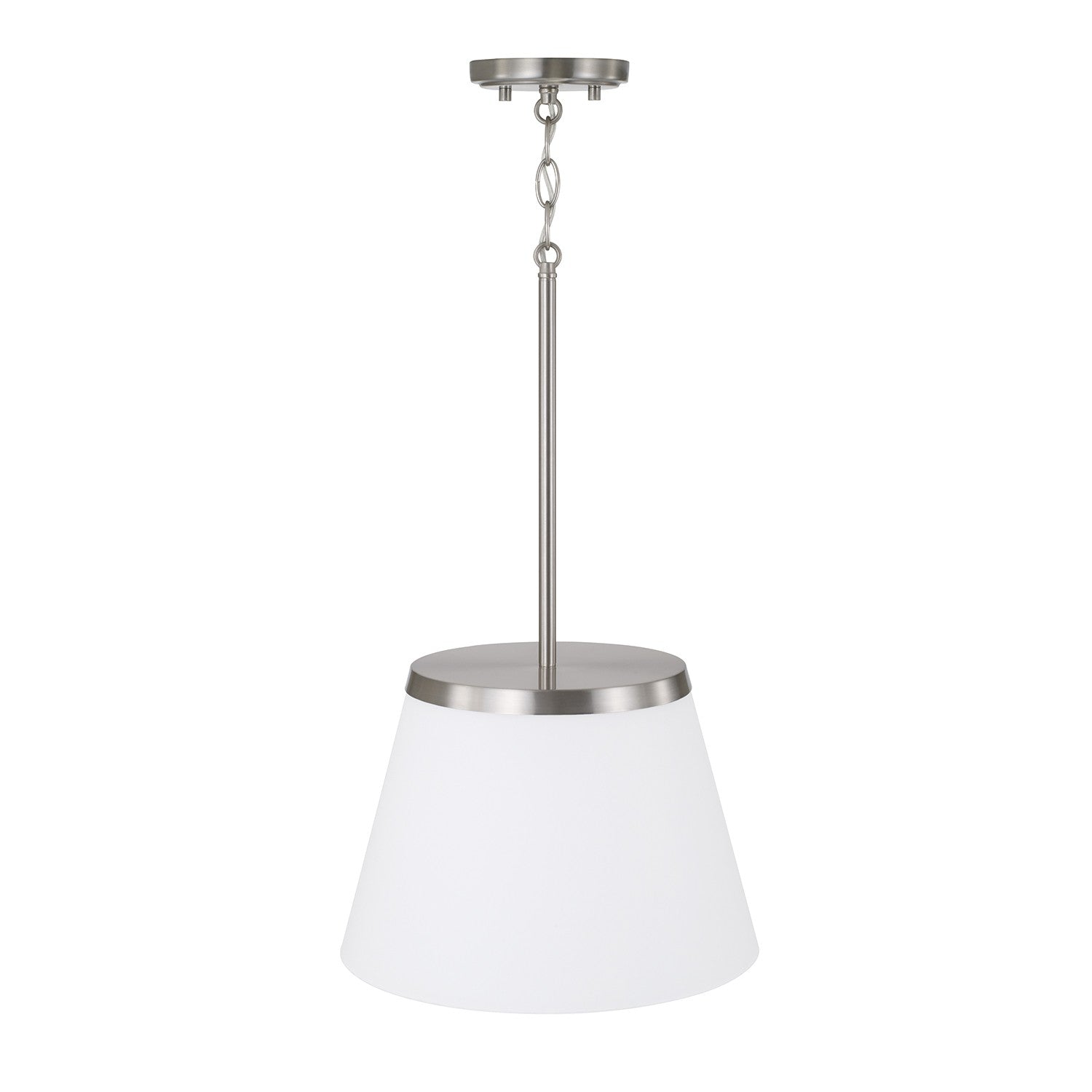 Capital Lighting - 361011BN - One Light Pendant - Drake - Brushed Nickel