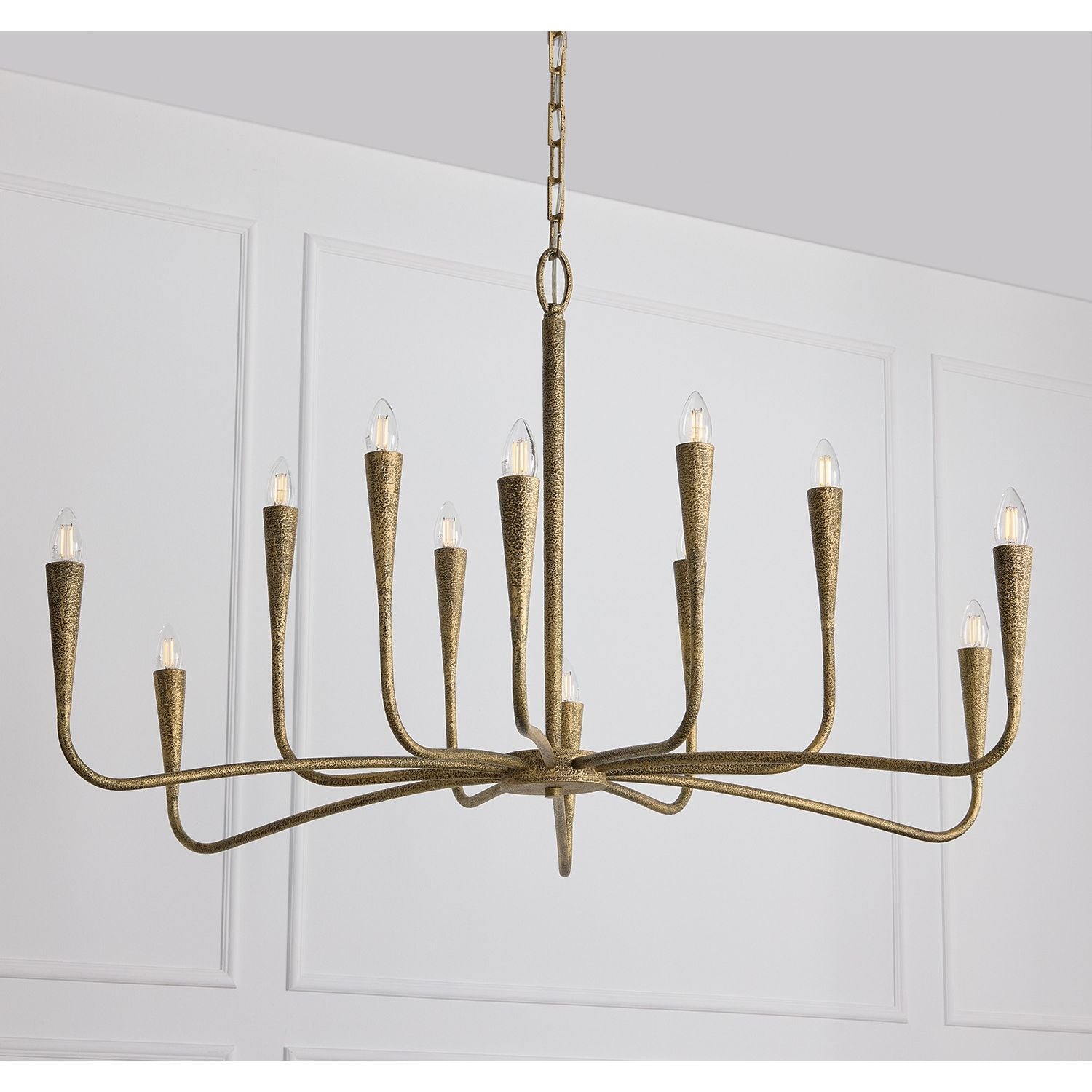 Capital Lighting - 459801ARG - 12 Light Chandelier - Savari - Artisan Gold