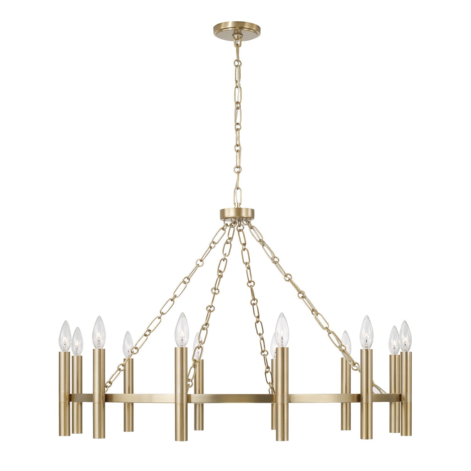 Capital Lighting - 462001MA - 12 Light Chandelier - Winton - Matte Brass