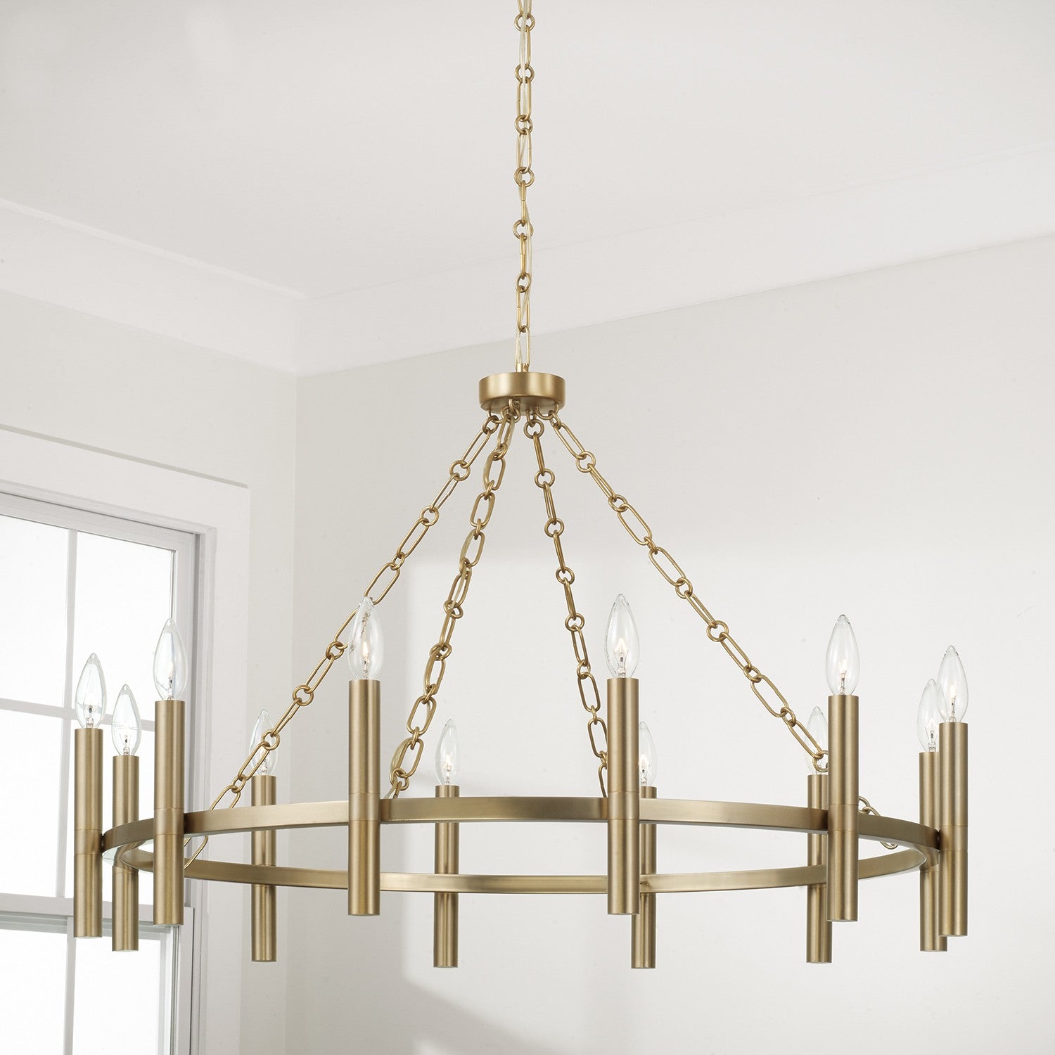 Capital Lighting - 462001MA - 12 Light Chandelier - Winton - Matte Brass