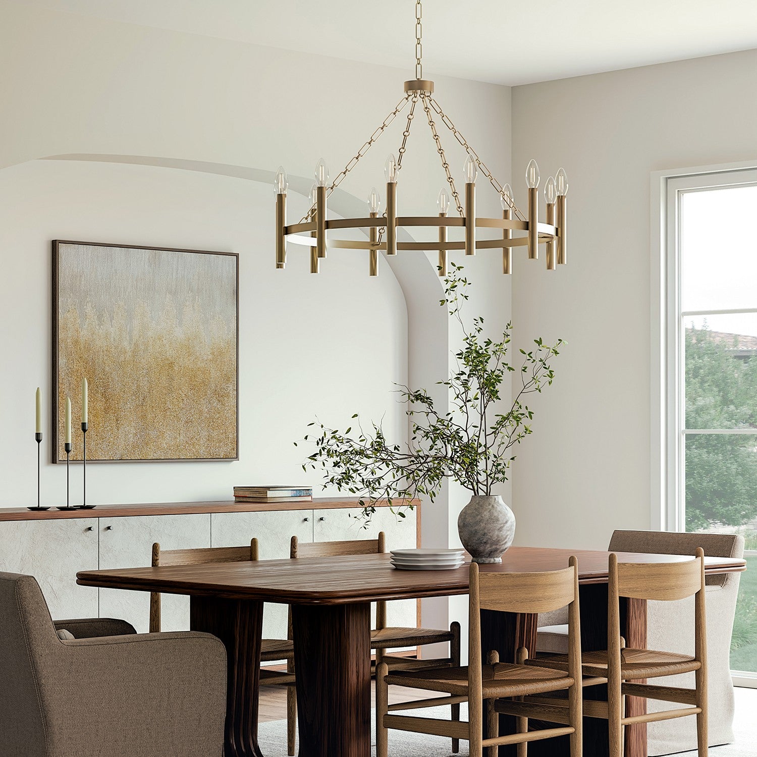 Capital Lighting - 462001MA - 12 Light Chandelier - Winton - Matte Brass