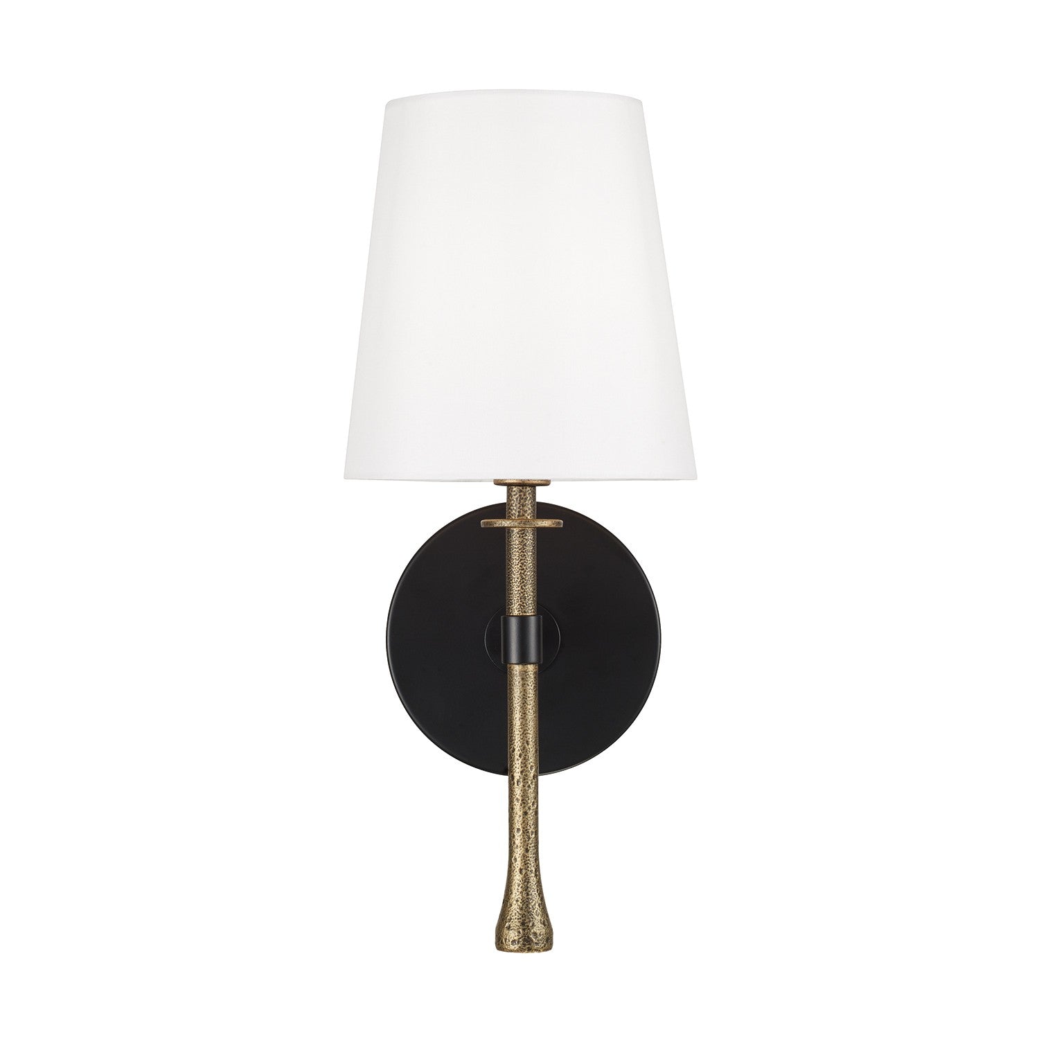 Capital Lighting - 660711MBG-717 - One Light Wall Sconce - Hollis - Matte Black with Hammered Gold