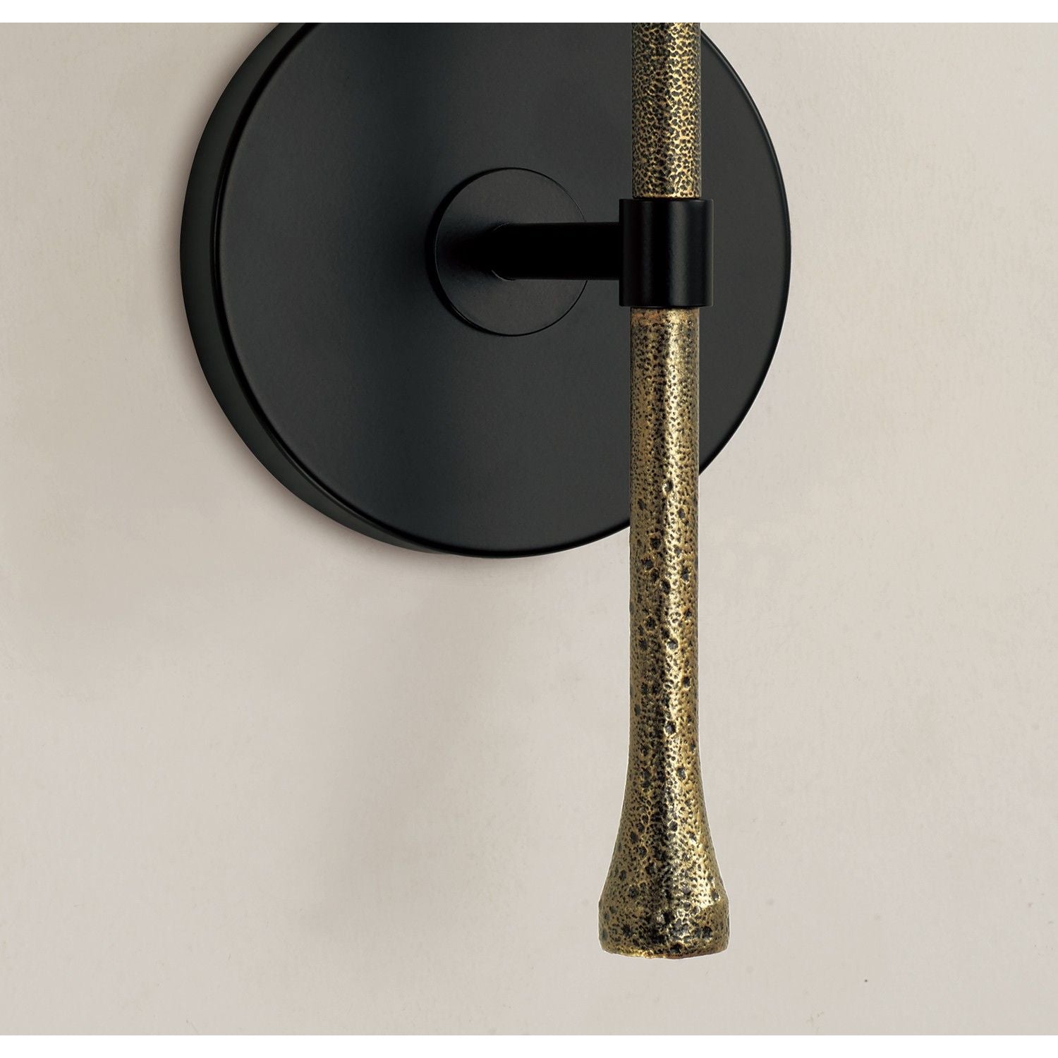 Capital Lighting - 660711MBG-717 - One Light Wall Sconce - Hollis - Matte Black with Hammered Gold
