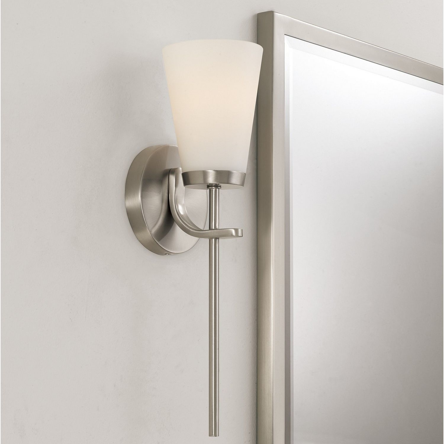 Capital Lighting - 661011BN-660 - One Light Wall Sconce - Drake - Brushed Nickel