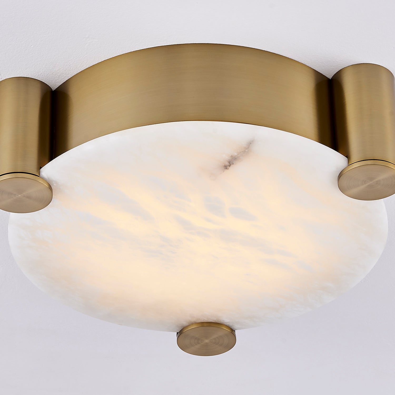 Kalco - 528742WB - LED Flush Mount - Lumba - Winter Brass
