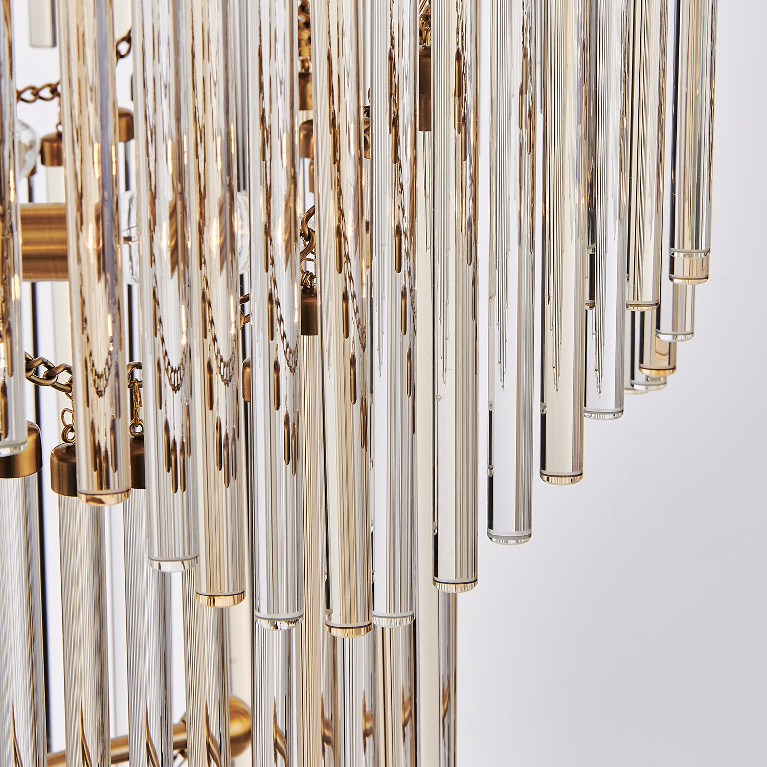 Kalco - 527751VGB - 40 Light Chandelier - Adorn - Vintage Brass