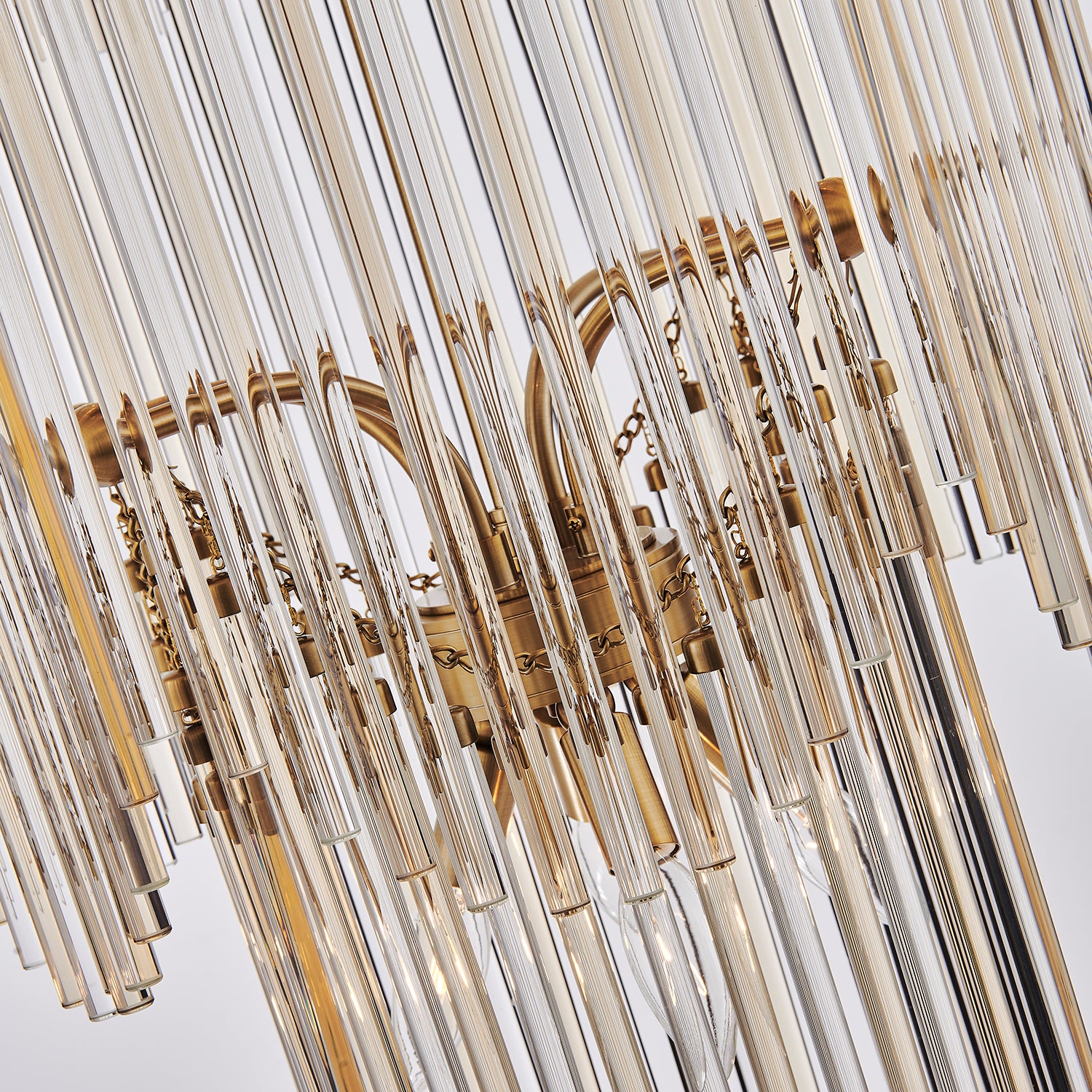 Kalco - 527751VGB - 40 Light Chandelier - Adorn - Vintage Brass