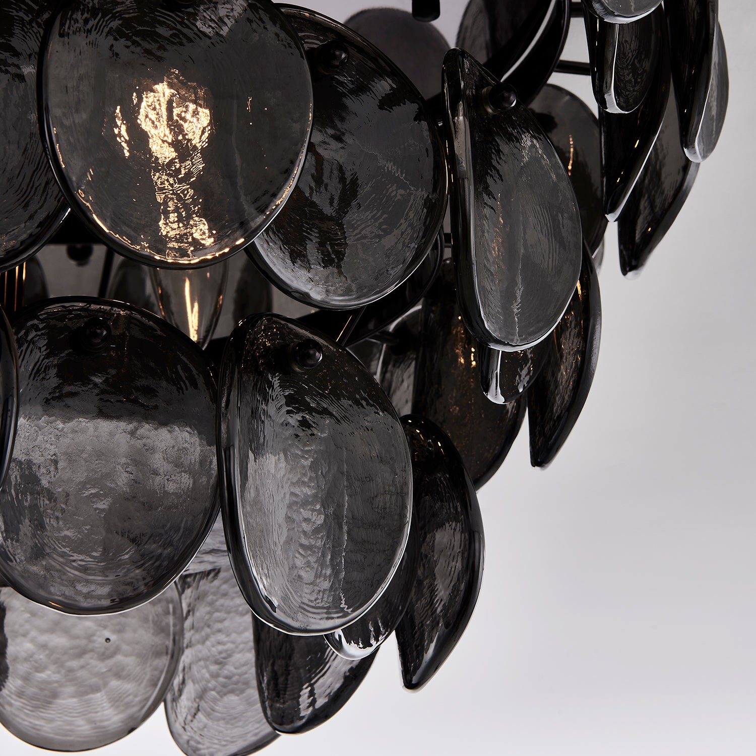 Kalco - 524645BN - Four Light Flush Mount - Uroko - Black Nickel