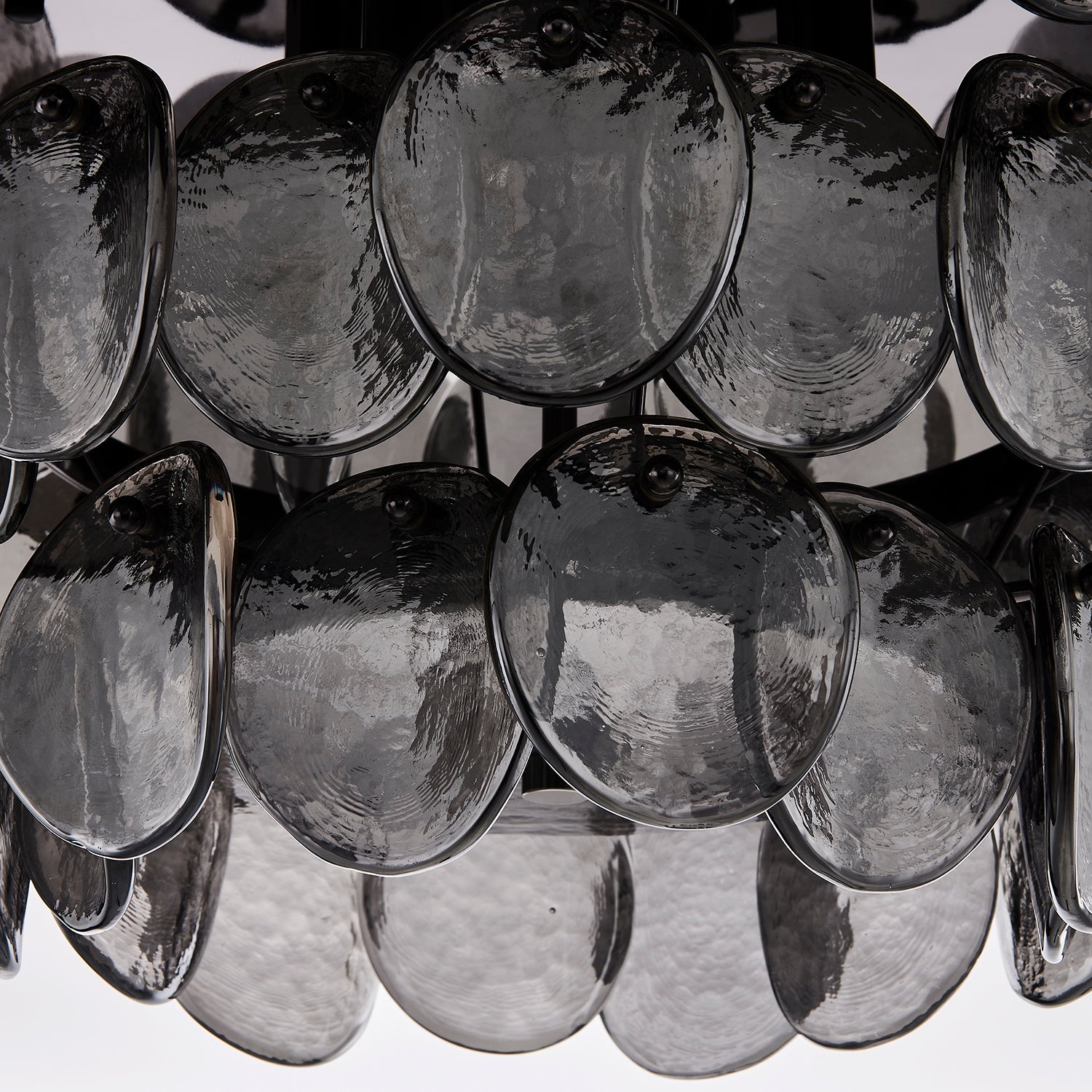 Kalco - 524645BN - Four Light Flush Mount - Uroko - Black Nickel