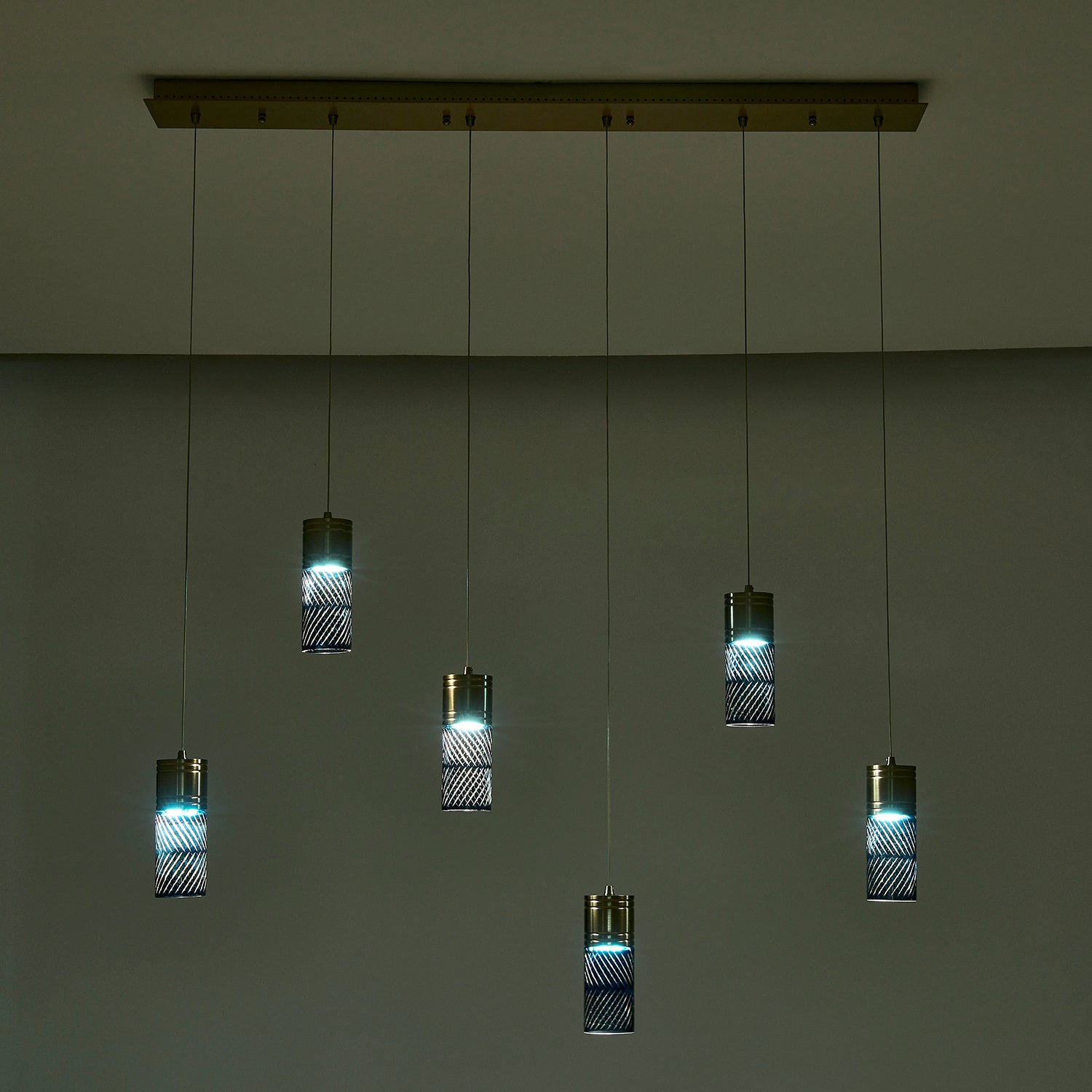 Kalco - 524961WB - LED Linear Pendant - Kiriko - Winter Brass