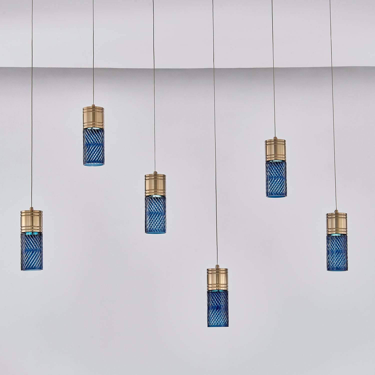 Kalco - 524961WB - LED Linear Pendant - Kiriko - Winter Brass