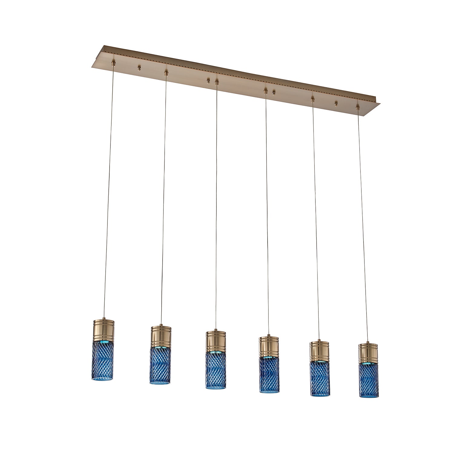 Kalco - 524961WB - LED Linear Pendant - Kiriko - Winter Brass