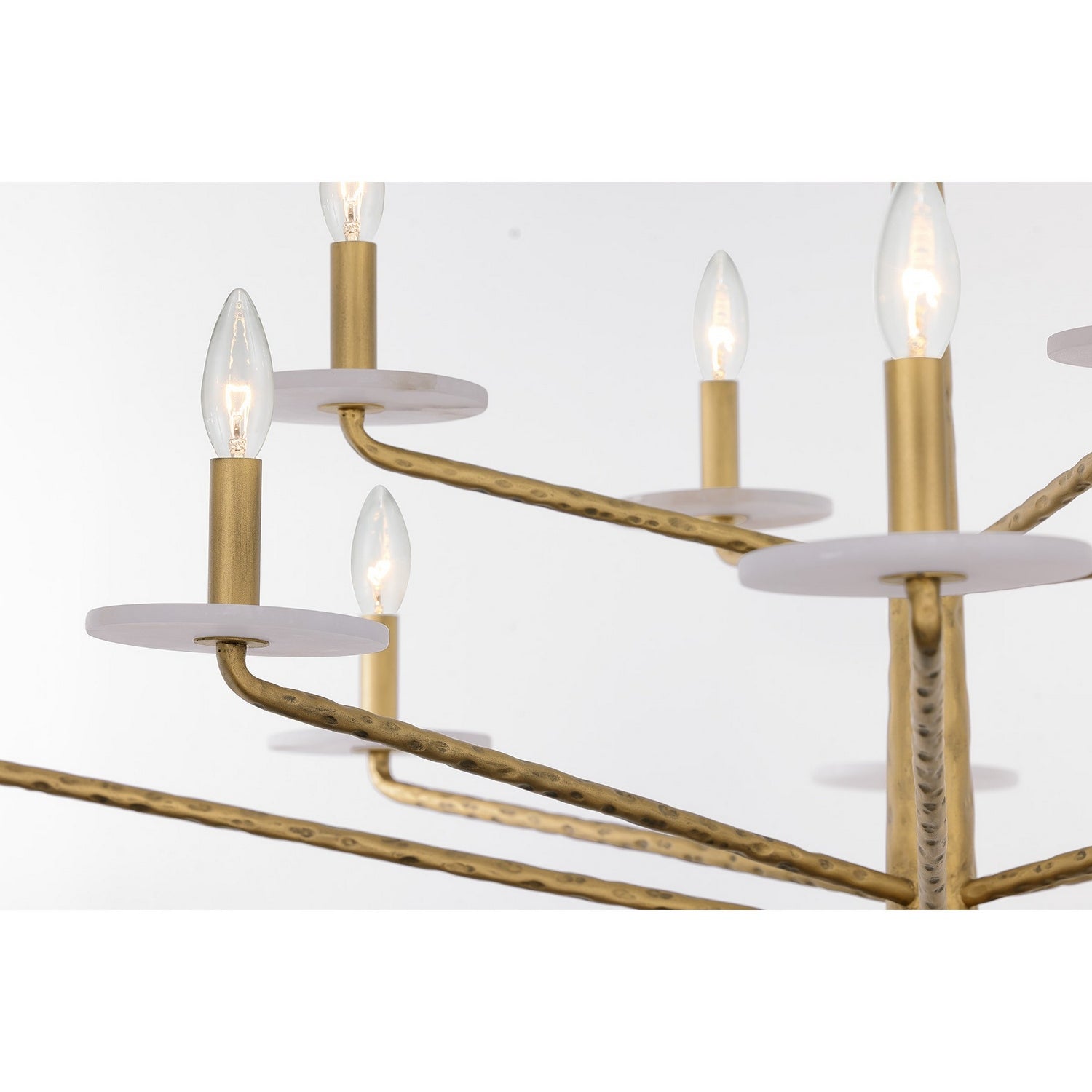 Savoy House - 1-1966-12-60 - 12 Light Chandelier - Judi - Distressed Gold