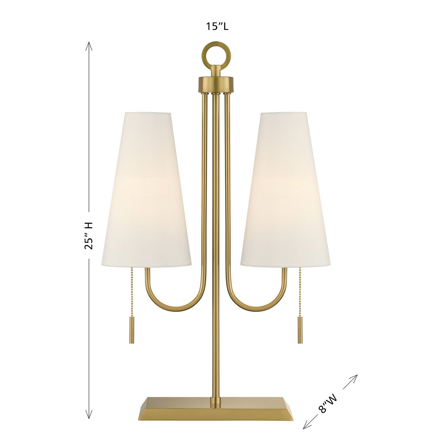 Savoy House - 11-DF10 - Two Light Table Lamp - Wilkes
