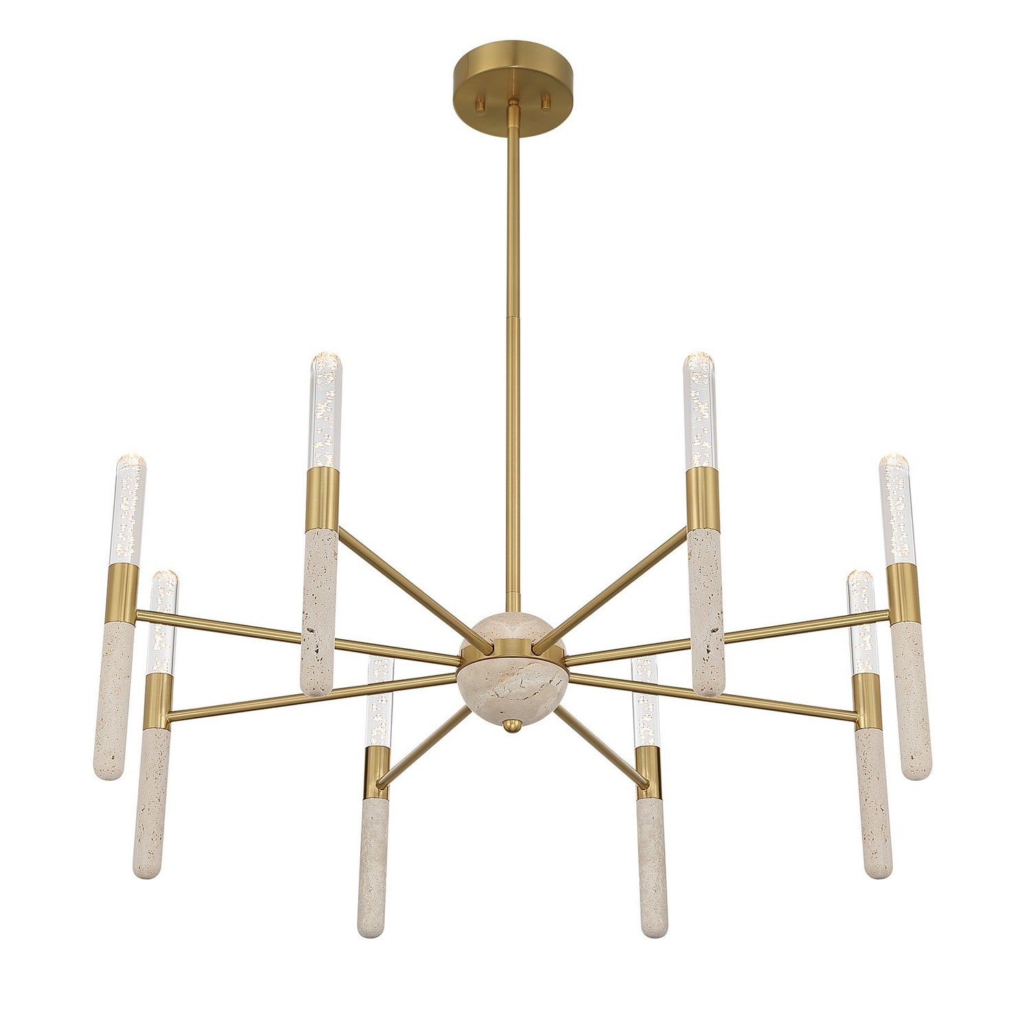 Savoy House - 1-9716-8-322 - LED Chandelier - Linden - Warm Brass