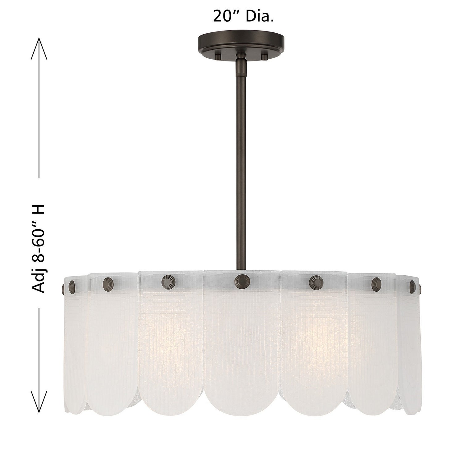 Savoy House - 6-9801-4-15 - Four Light Convertible - Ashton - Mediterranean Bronze