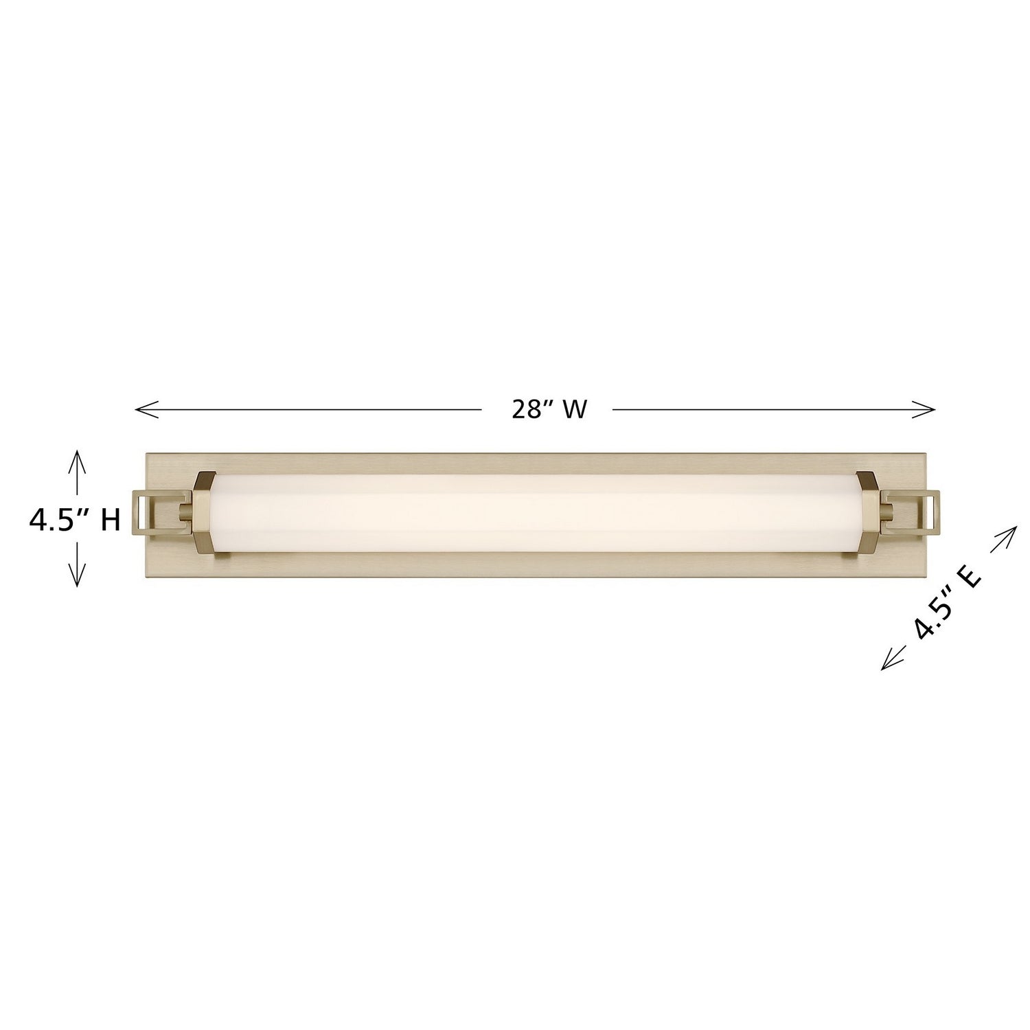 Savoy House - 8-3303-28-127 - LED Bathroom Vanity - Parker - Noble Brass