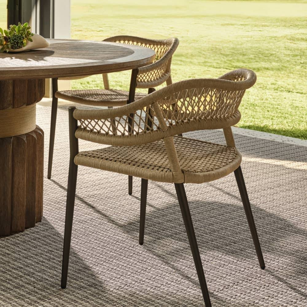 Arteriors - FRS33 - Outdoor Dining Chair - Aurelie