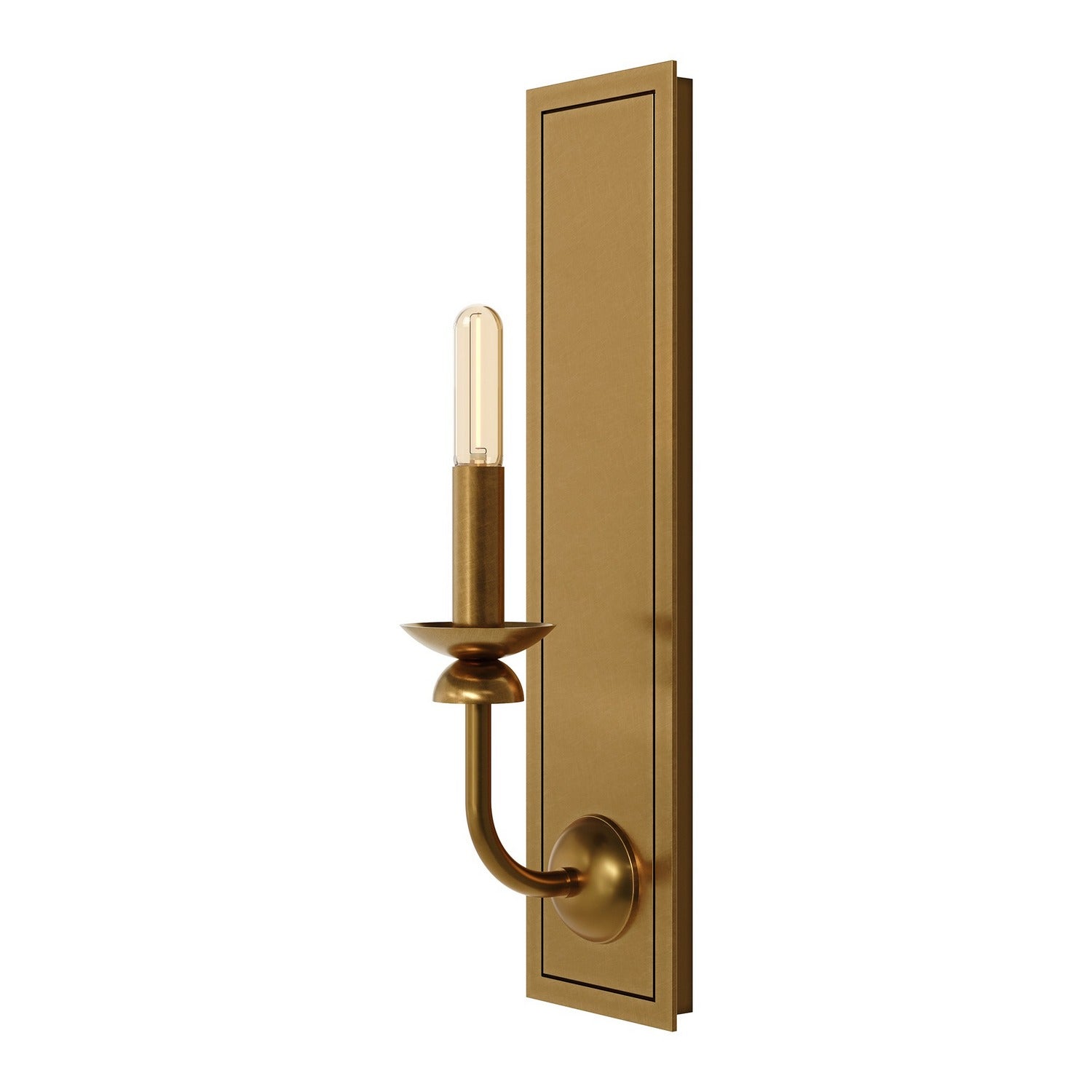 Robert Abbey - 272 - One Light Wall Sconce - William - Lacquered Burnished Brass