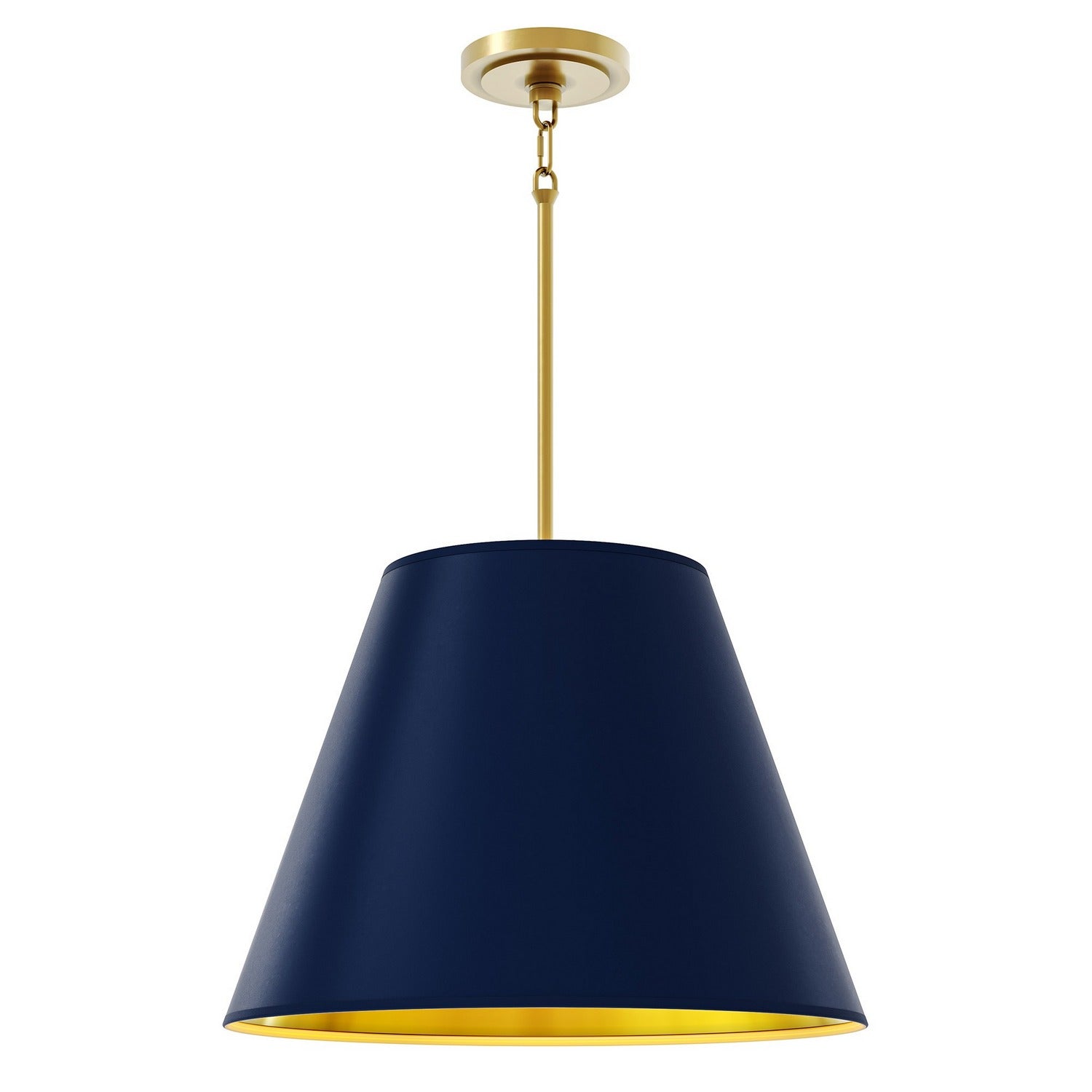 Robert Abbey - 495MMB - Four Light Pendant - Janet - Matte Gold Interior w/Modern Brass