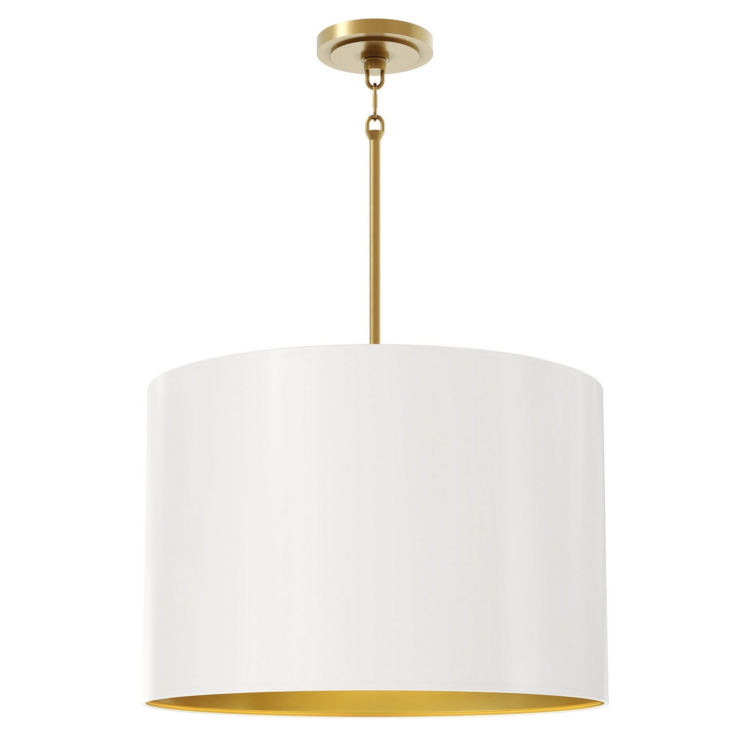 Robert Abbey - 496MDY - Four Light Pendant - Jack - Matte Gold Interior w/Modern Brass