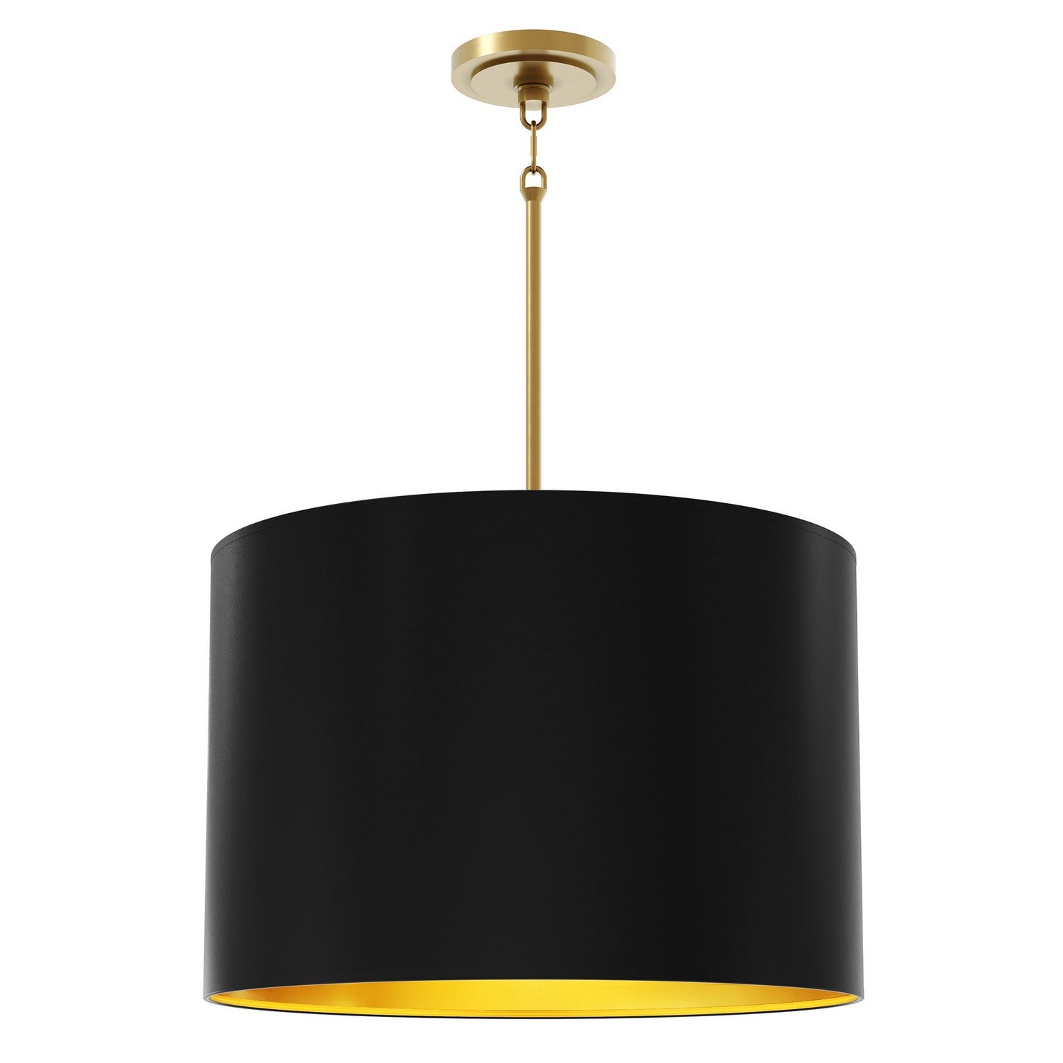 Robert Abbey - 496MOS - Four Light Pendant - Jack - Matte Gold Interior w/Modern Brass