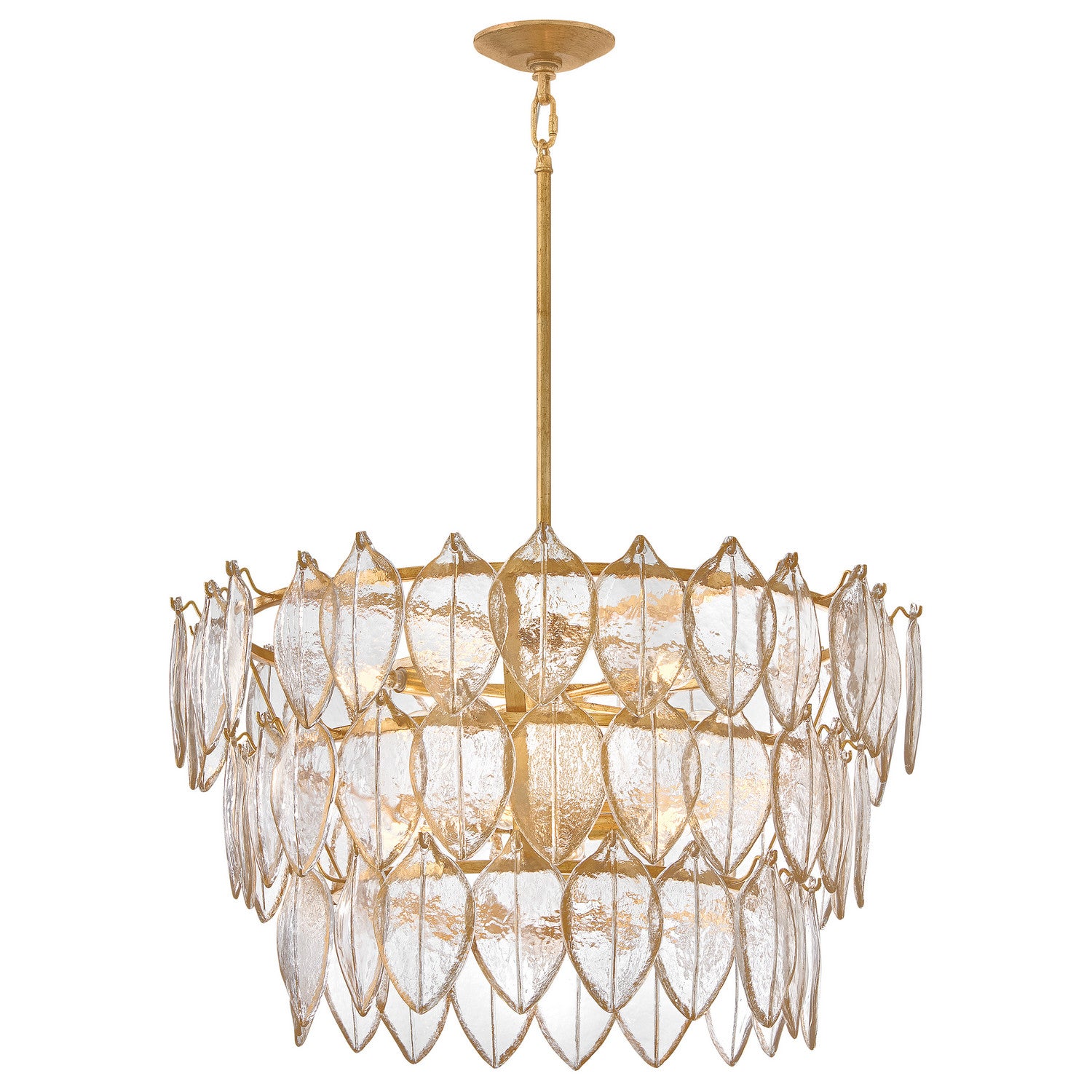 Fredrick Ramond Canada - FR32604DA - LED Chandelier - Amira - Distressed Brass