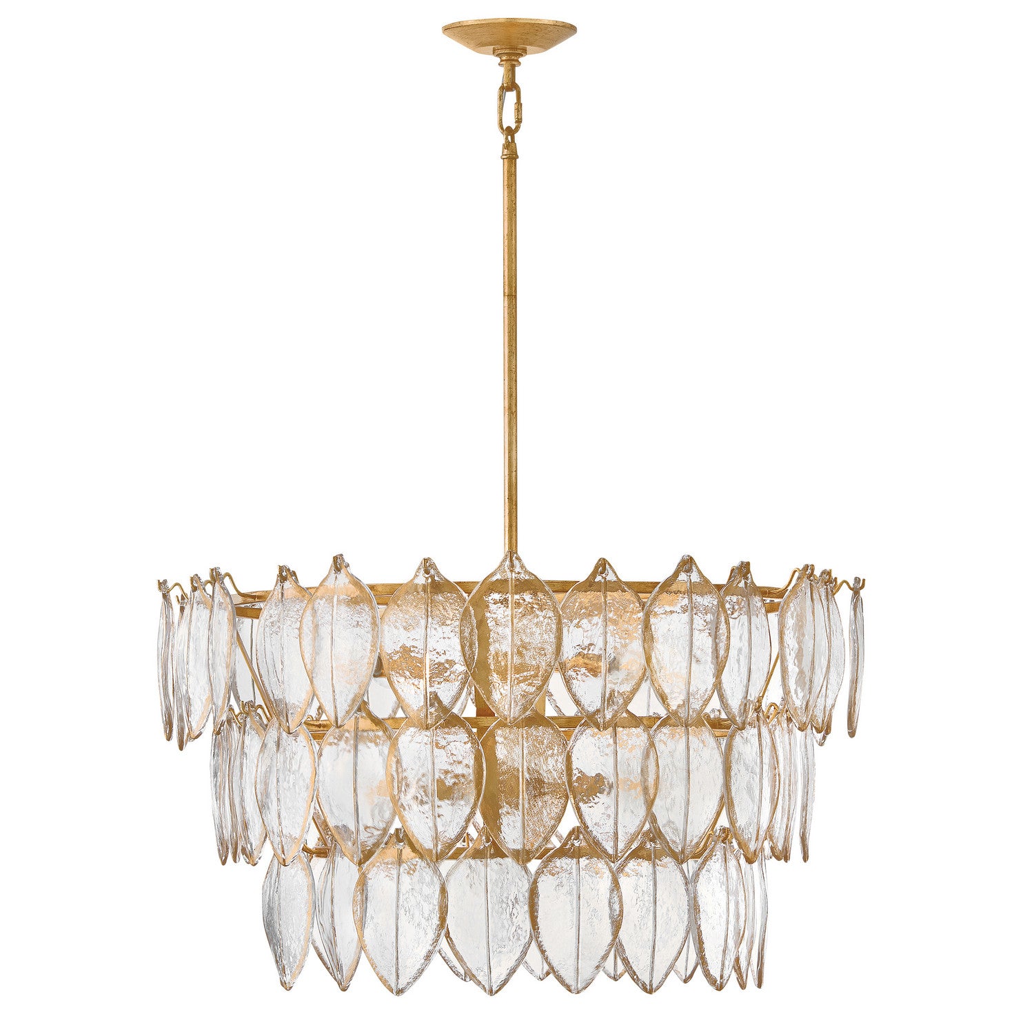 Fredrick Ramond Canada - FR32604DA - LED Chandelier - Amira - Distressed Brass