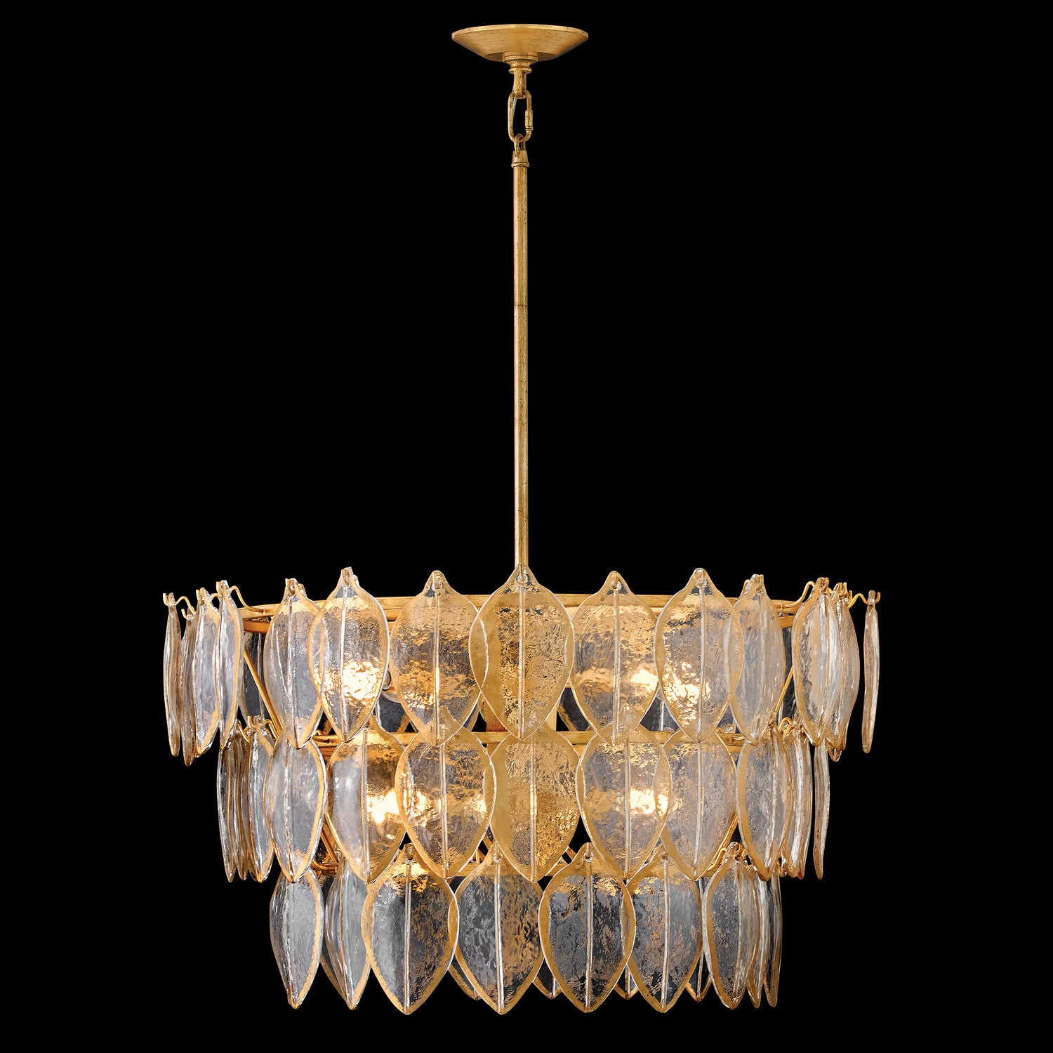 Fredrick Ramond Canada - FR32604DA - LED Chandelier - Amira - Distressed Brass