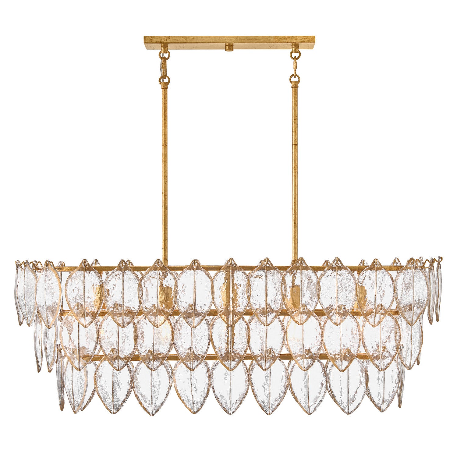 Fredrick Ramond Canada - FR32605DA - LED Linear Pendant - Amira - Distressed Brass