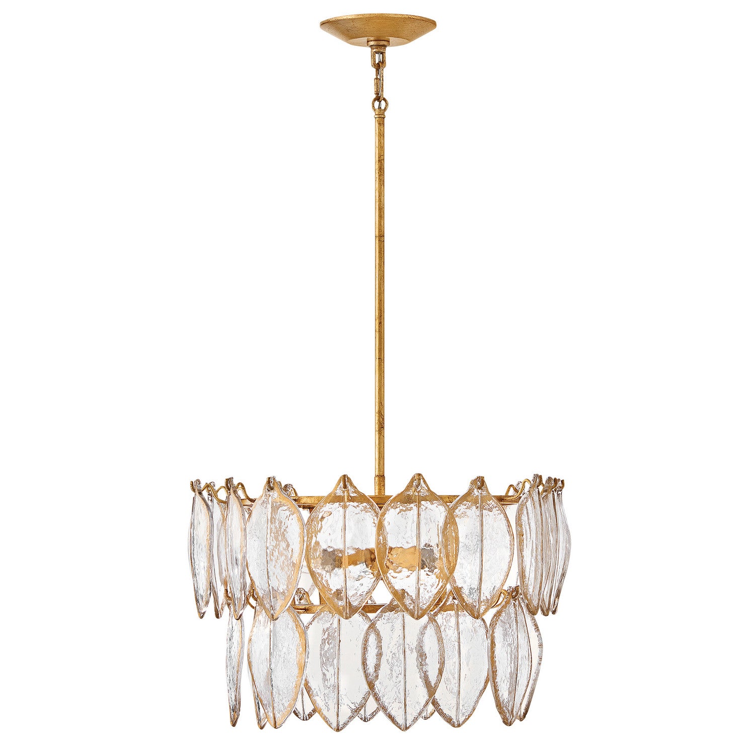 Fredrick Ramond Canada - FR32603DA - LED Convertible Semi Flush - Amira - Distressed Brass