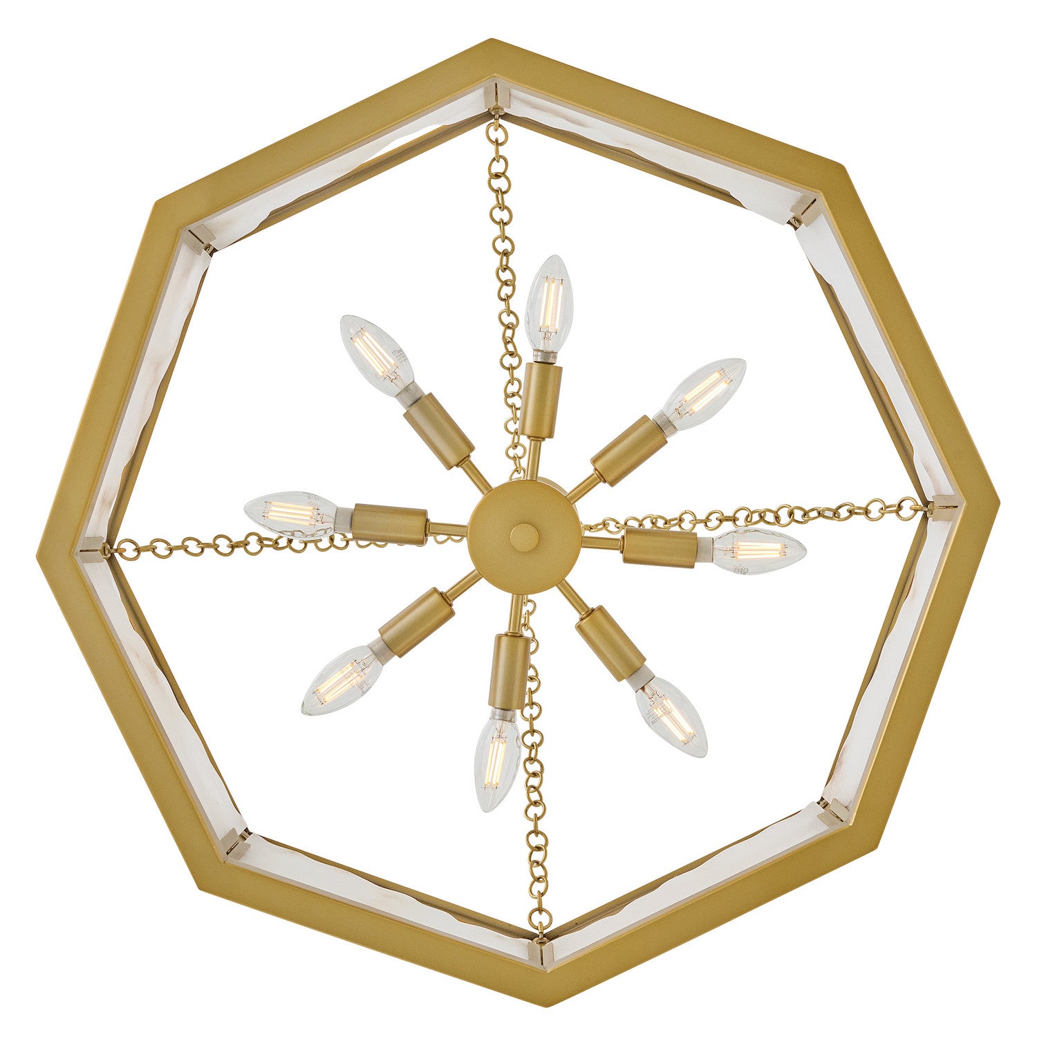 Fredrick Ramond Canada - FR41534LCB - LED Chandelier - Veleta - Lacquered Brass