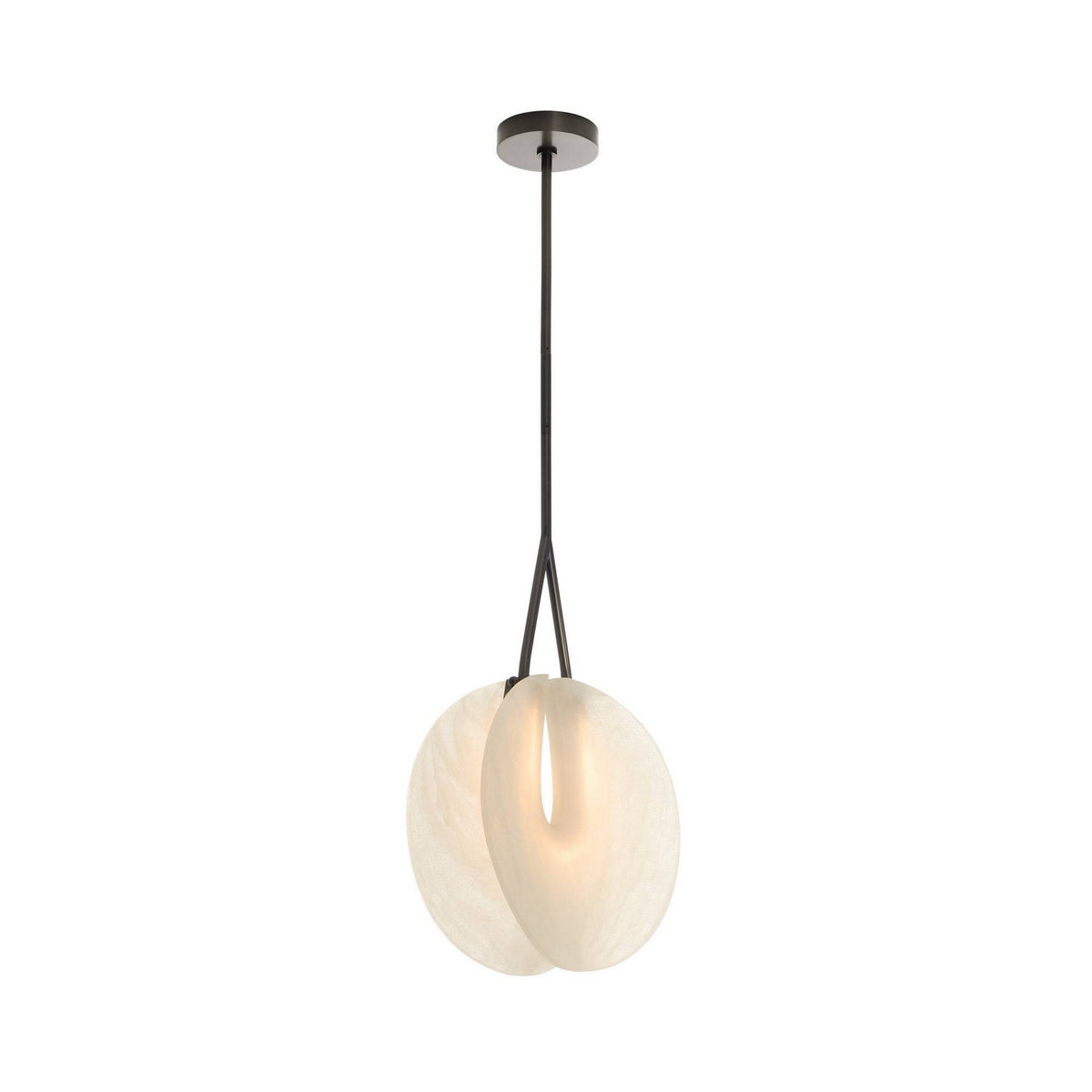 Arteriors DPC32 Tyche LED Pendant in Matte Swirl / Bronze