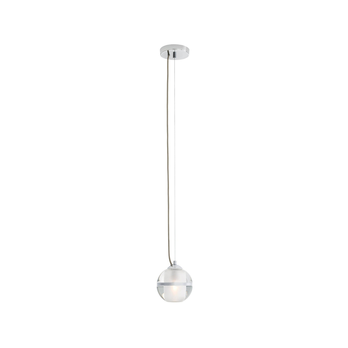 Arteriors DPC41 Noble Pendant in Chrome