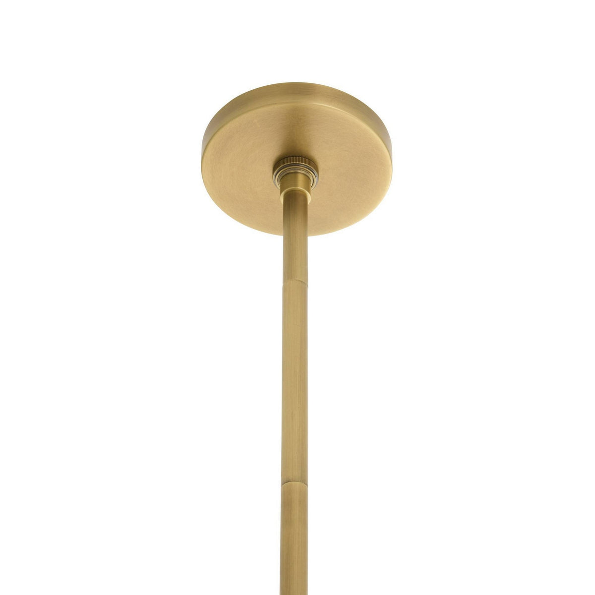 Arteriors DPS09 Swami Pendant in Natural and Black/Antique Brass