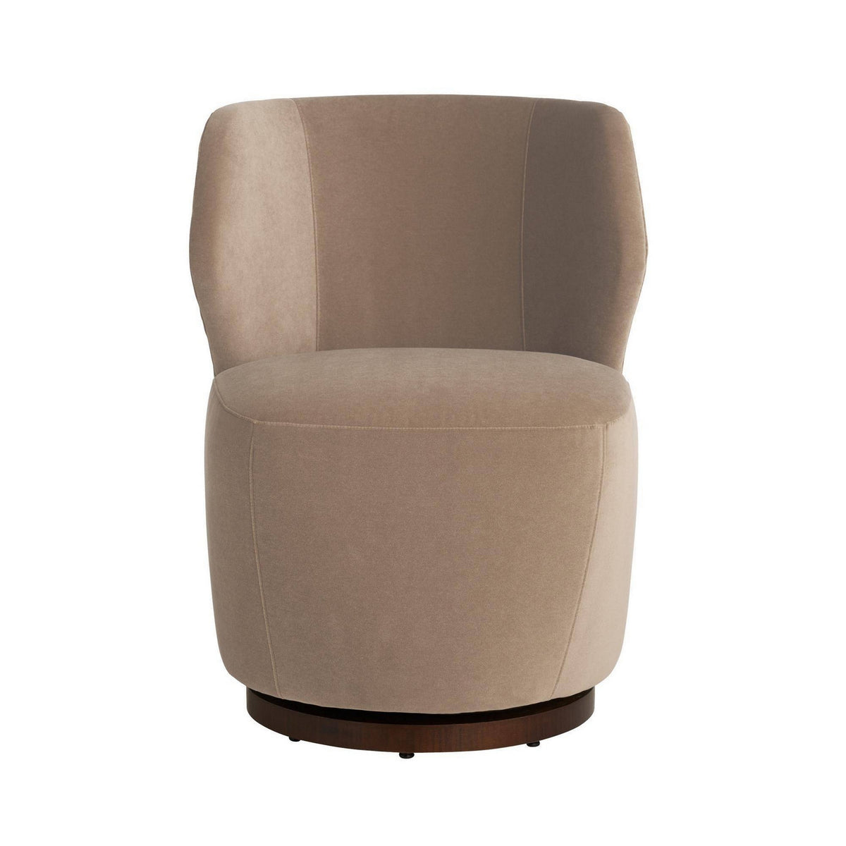 Arteriors FRU15 Poppy Chair in Cocoa / Dark Walnut