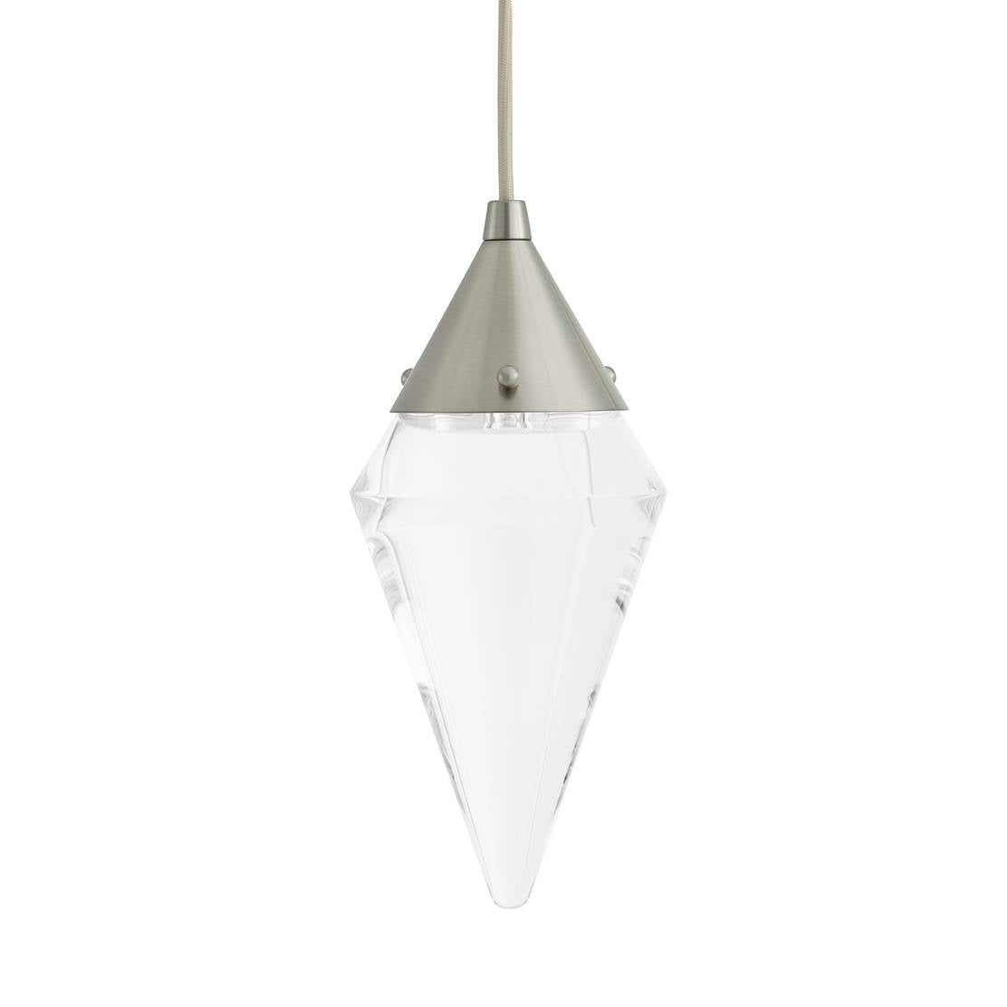 Arteriors DPC39 Berkley LED Pendant in Vintage Silver