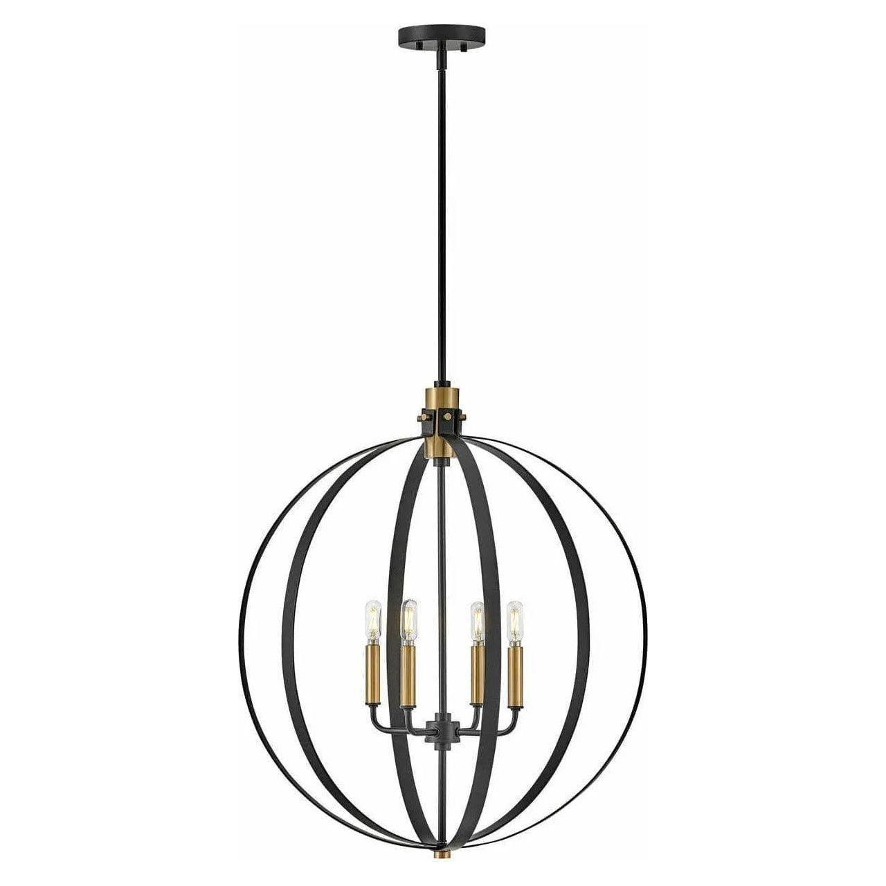 Lark - Cirque Chandelier - 83034BK - Canada Light Shop