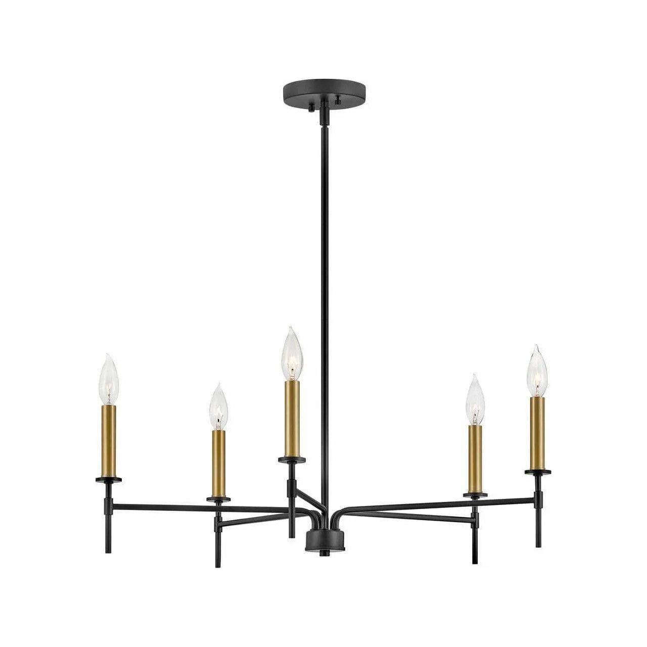 Lark - Hux Chandelier - 83075BK - Canada Light Shop