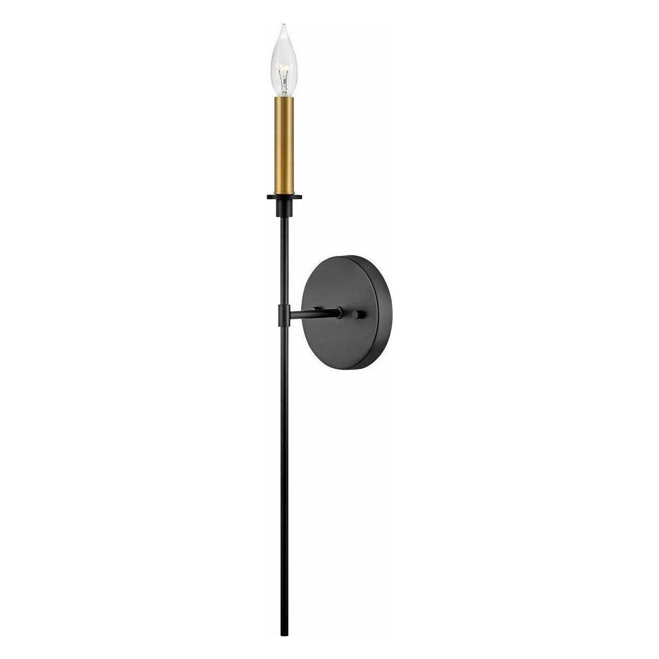 Lark - Hux Wall Sconce - 83070BK - Canada Light Shop