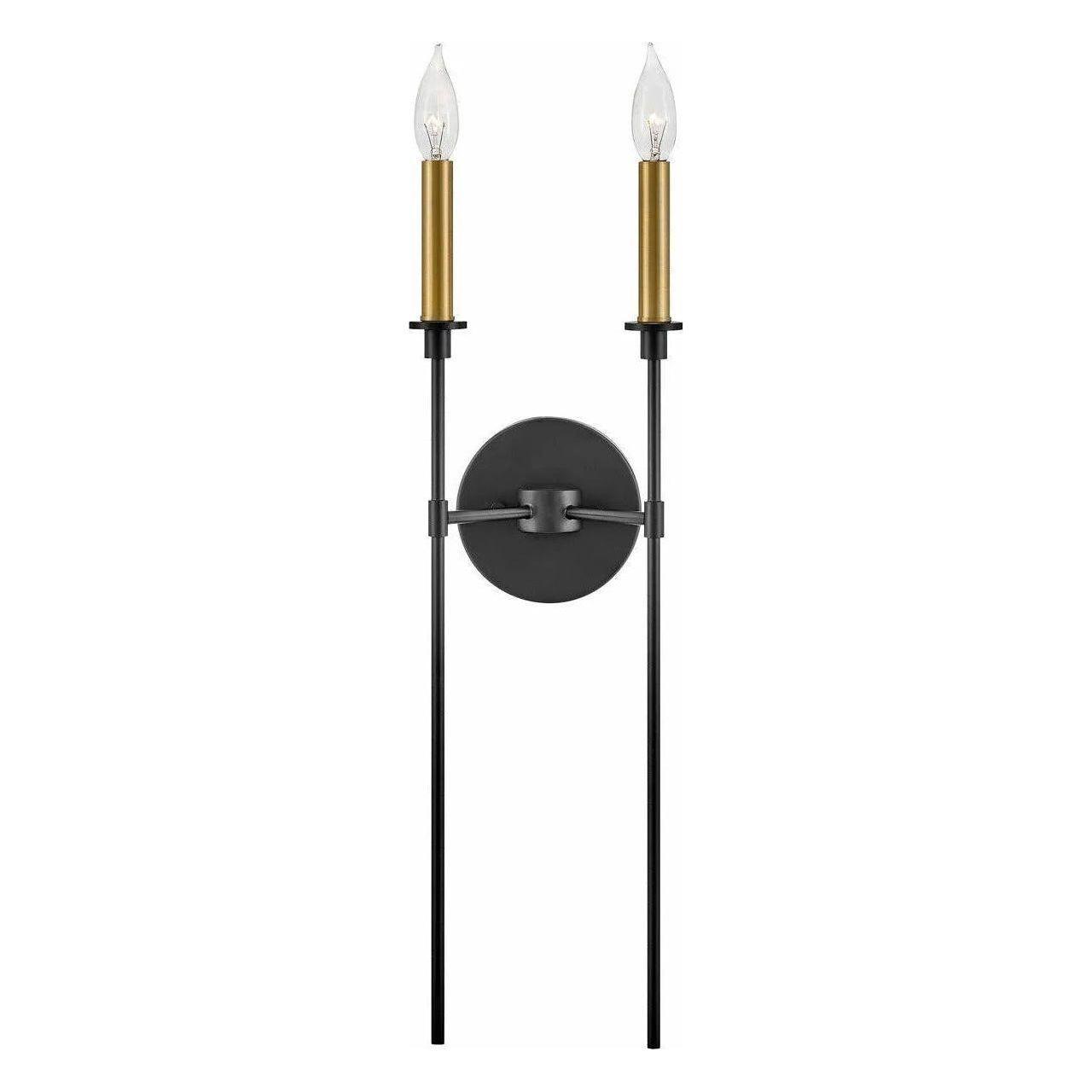 Lark - Hux Wall Sconce - 83072BK - Canada Light Shop