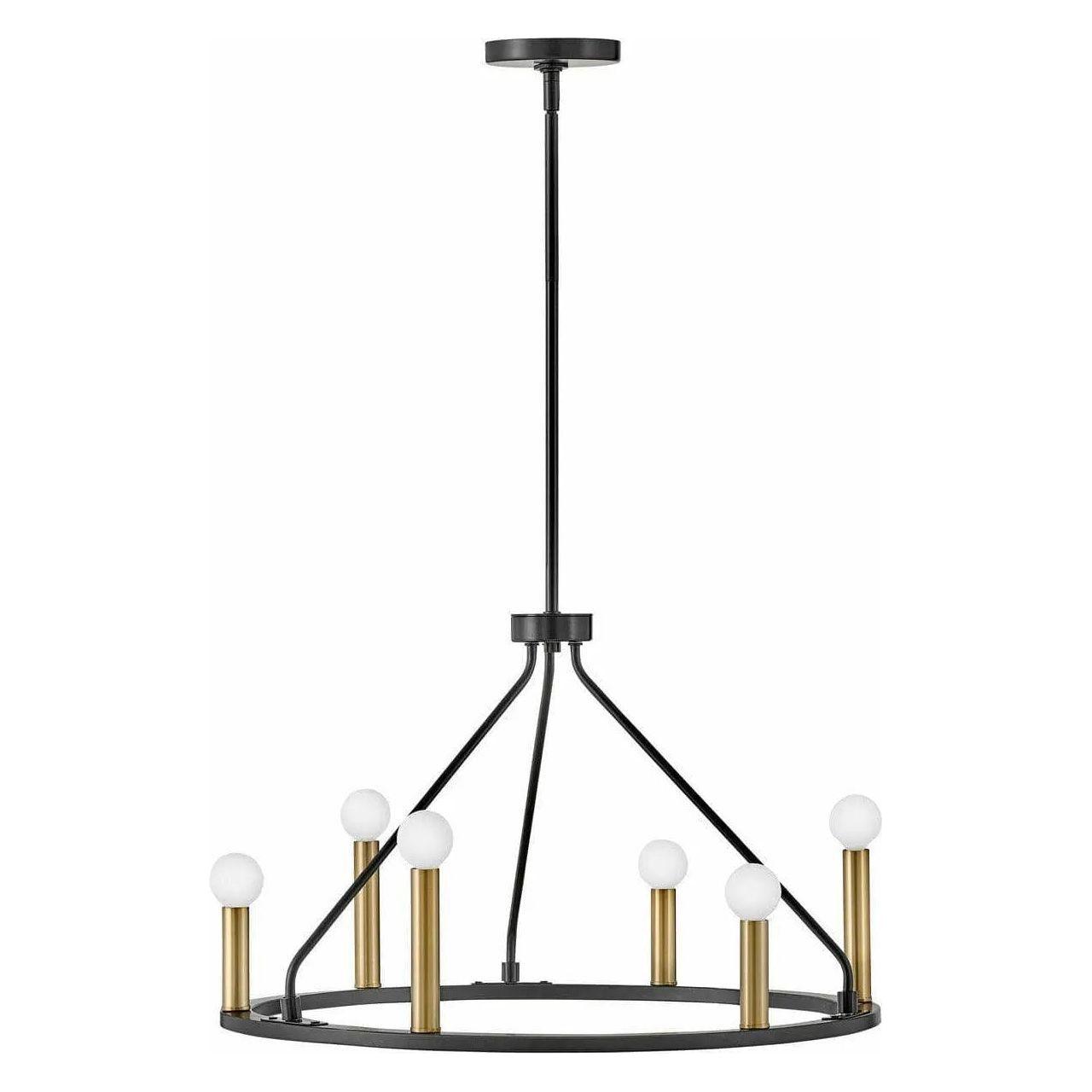 Lark - Lazlo Chandelier - 83155BK - Canada Light Shop