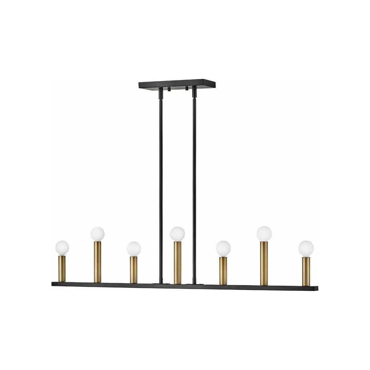 Lark - Lazlo Linear Chandelier - 83156BK - Canada Light Shop