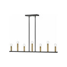Lark - Lazlo Linear Chandelier - 83156BK - Canada Light Shop