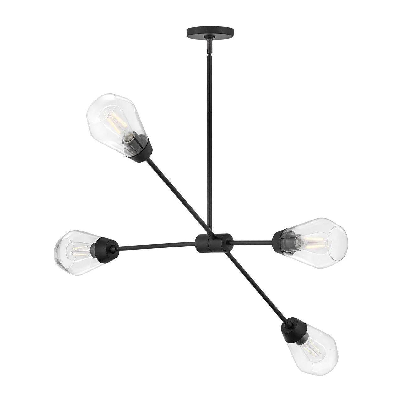 Lark - Livie LED Chandelier - 83584BK - Canada Light Shop