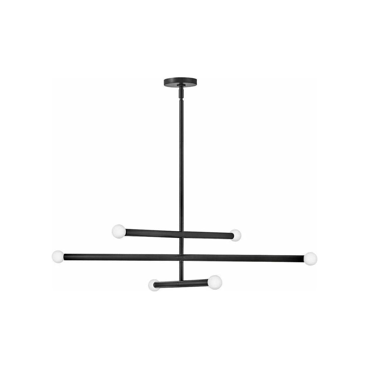 Lark - Millie Convertible Chandelier - 83195BK - Canada Light Shop